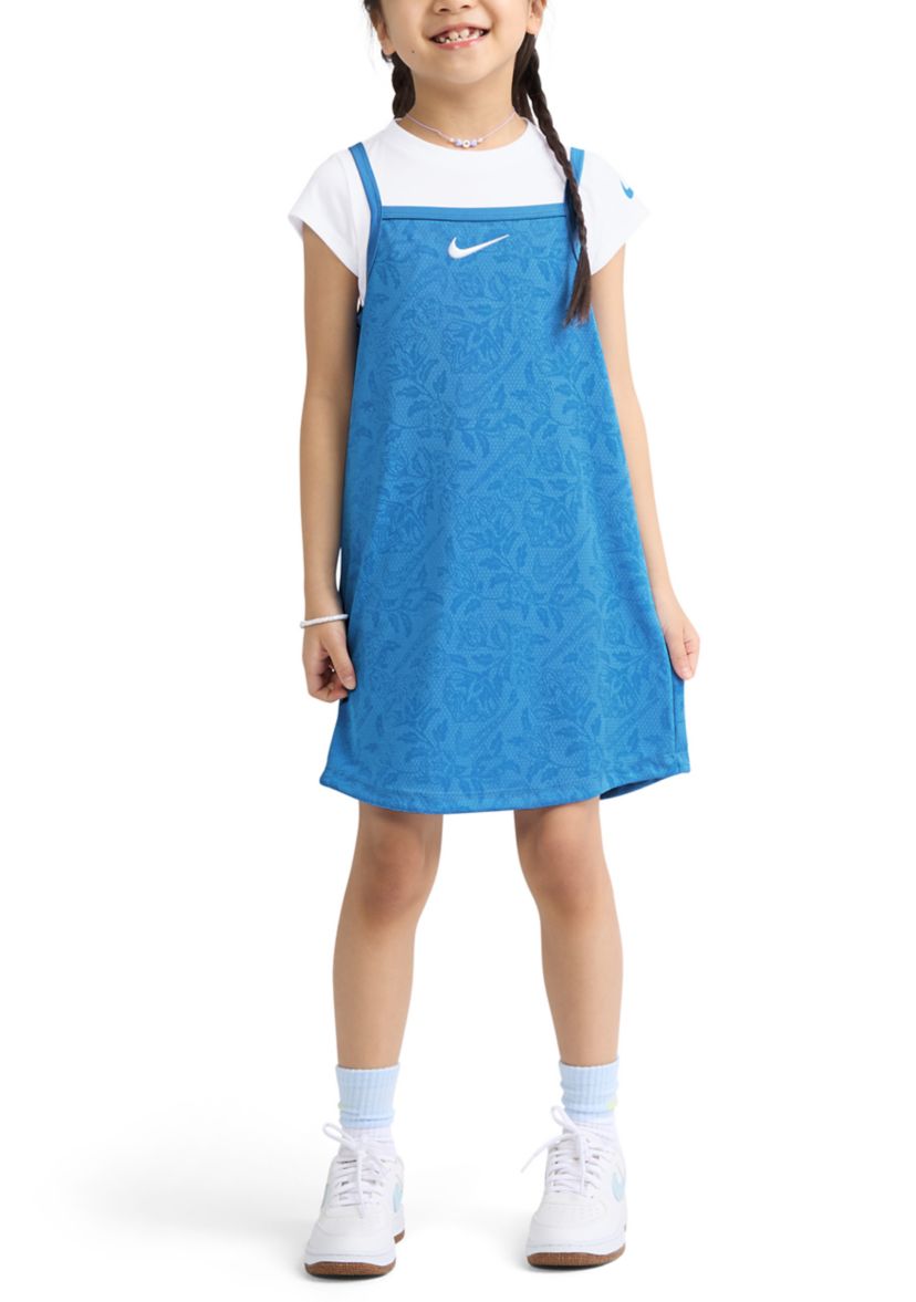 nike blue dress Nike Court Slam Dress - Sapphire/Light Thistle/Black