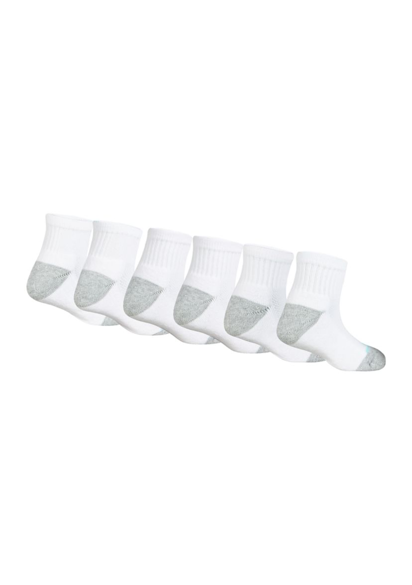 Girls Jordan Legend Ankle Socks - 6 Pack