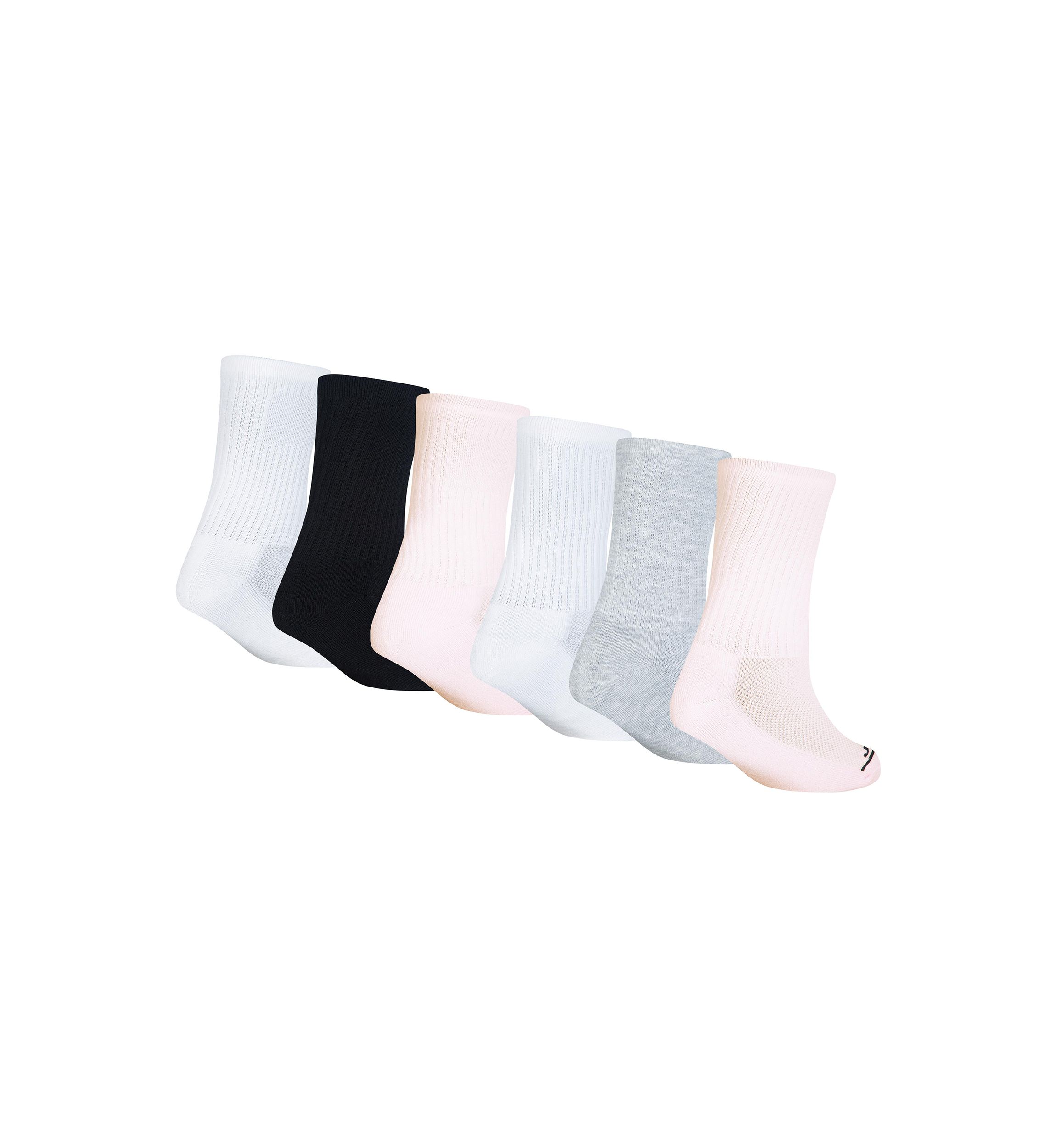 Girls Jordan Legend Crew Socks - 6 Pack