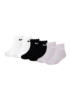 Nike Kids Lettuce Welt Crew Socks - 6 Pack