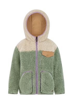 Toddler Girls' Fleece Jacket in Brown from Joe Fresh