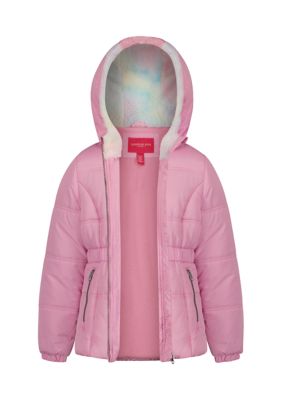 Pink Tommy Hilfiger Girls' Essential Light Down Jacket Junior