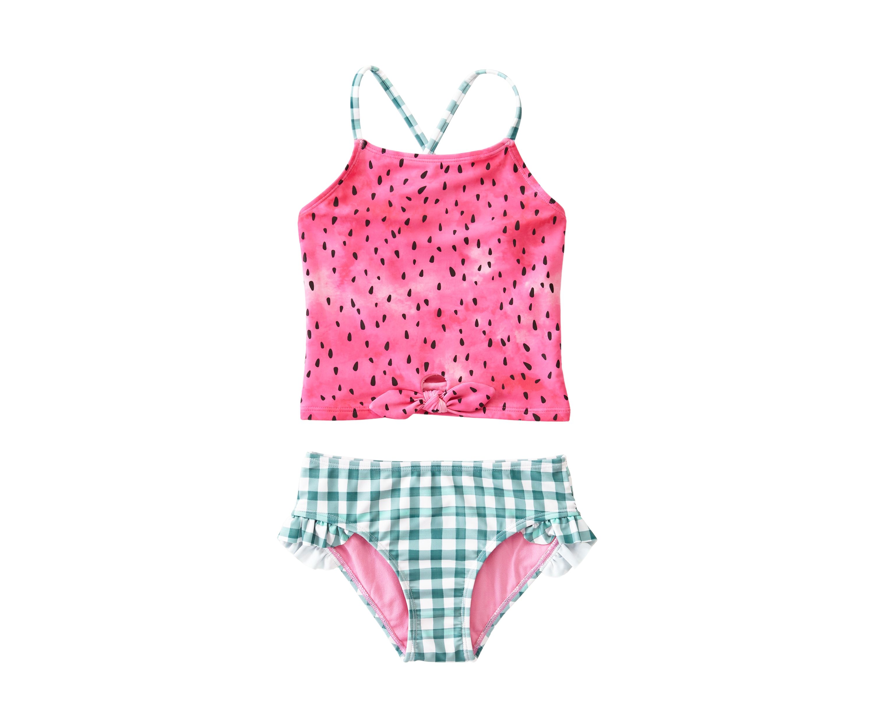 Girls 4-6x Watermelon Printed Swim Set