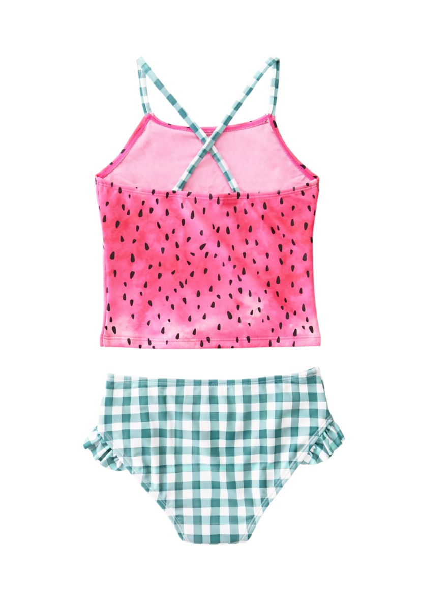 Girls 4-6x Watermelon Printed Swim Set