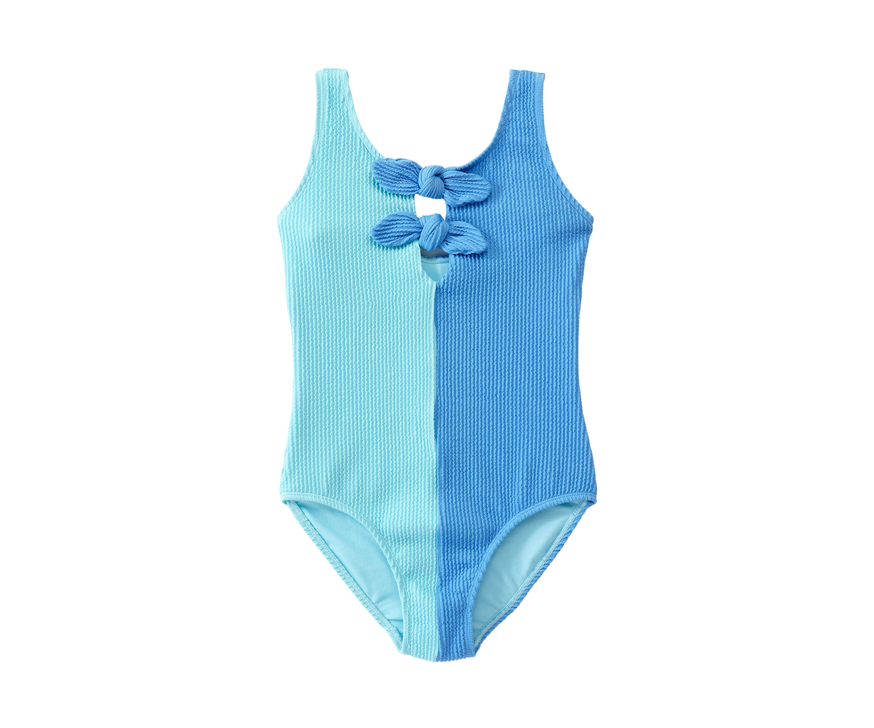 Girls 7-16 Bow Front Swimsuit