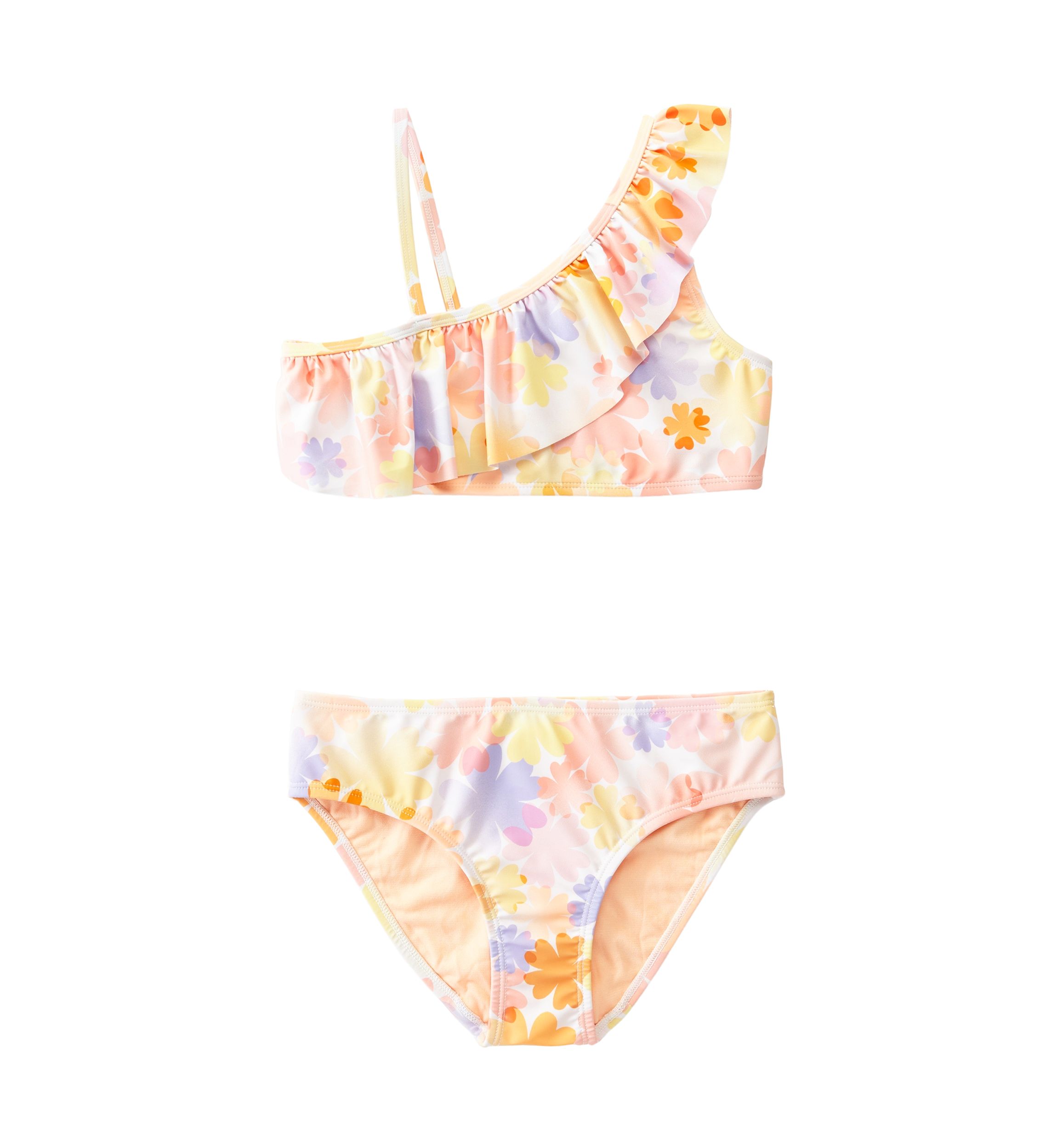 Girls 7-16 Printed Two Piece Swimsuit