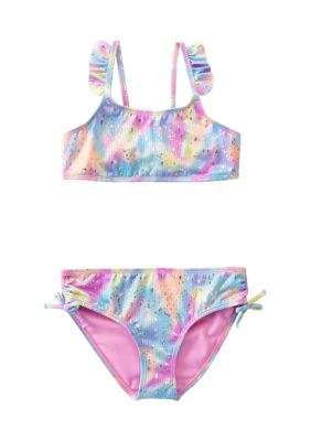  Bathing Suits Size 10 Kids Child Girls 3 Piece Swimsuits  Bathing Suit Print Bikini Tops Bathing (Purple, 12-14 Years) : Clothing,  Shoes & Jewelry