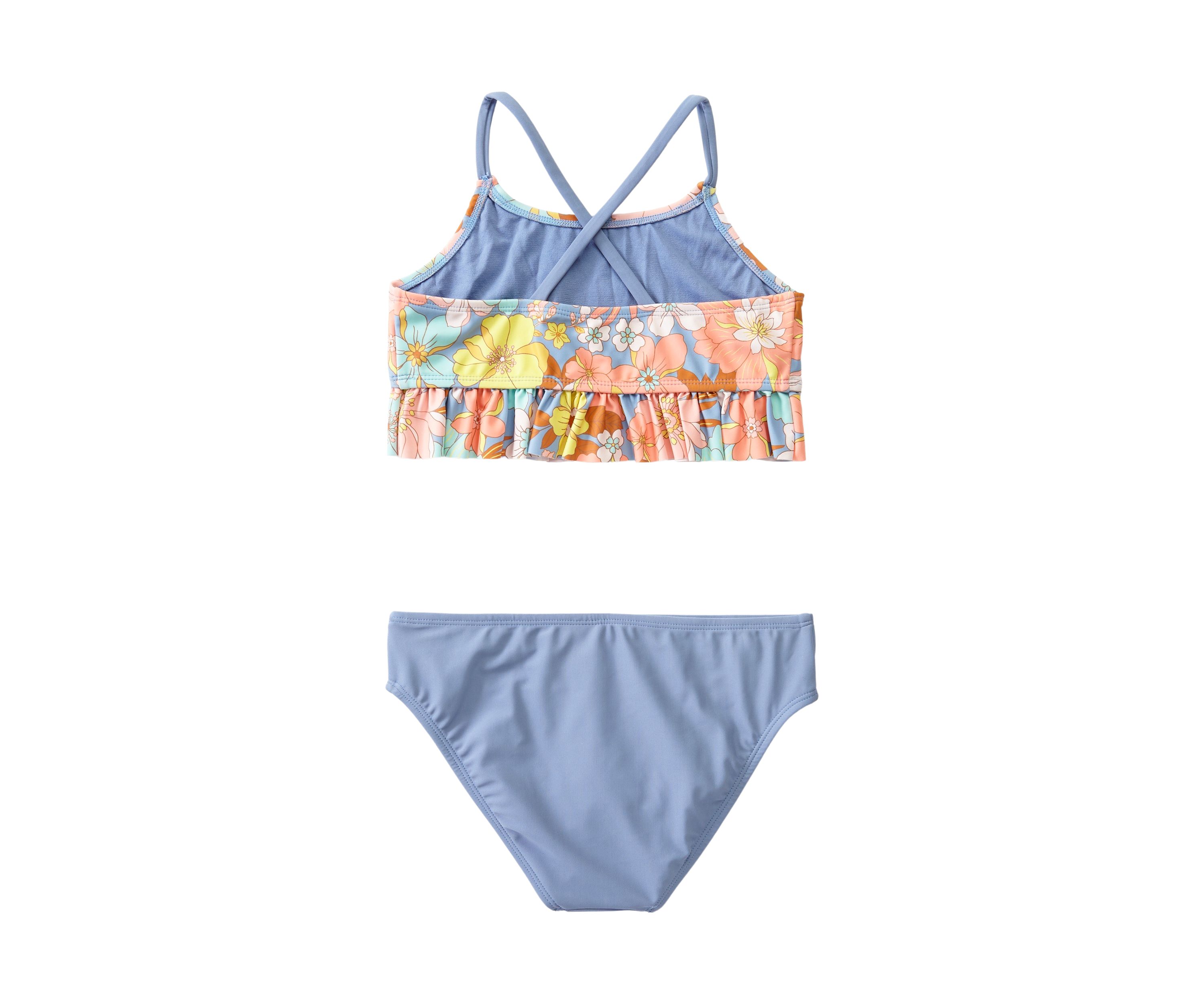 Girls 7-16 Peplum Midkini Swimsuit