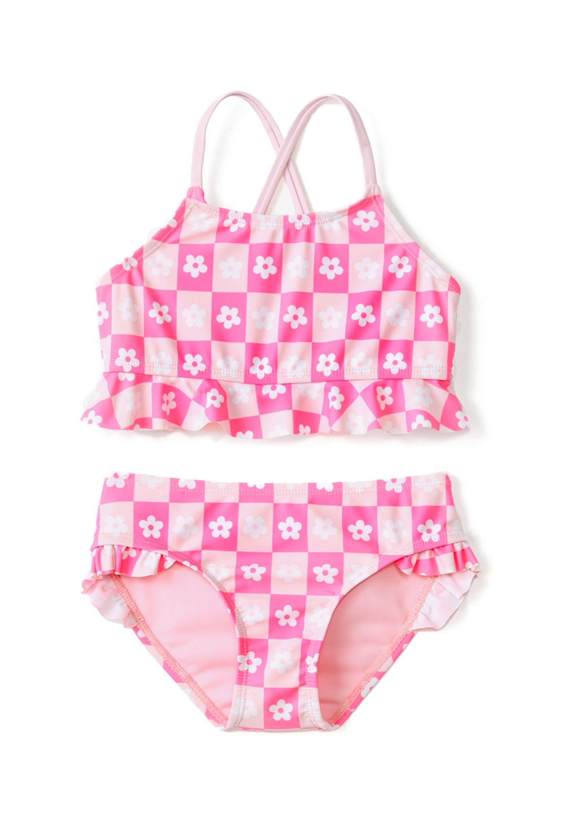 Girls 4-6x 2-Piece Printed Swimsuit 