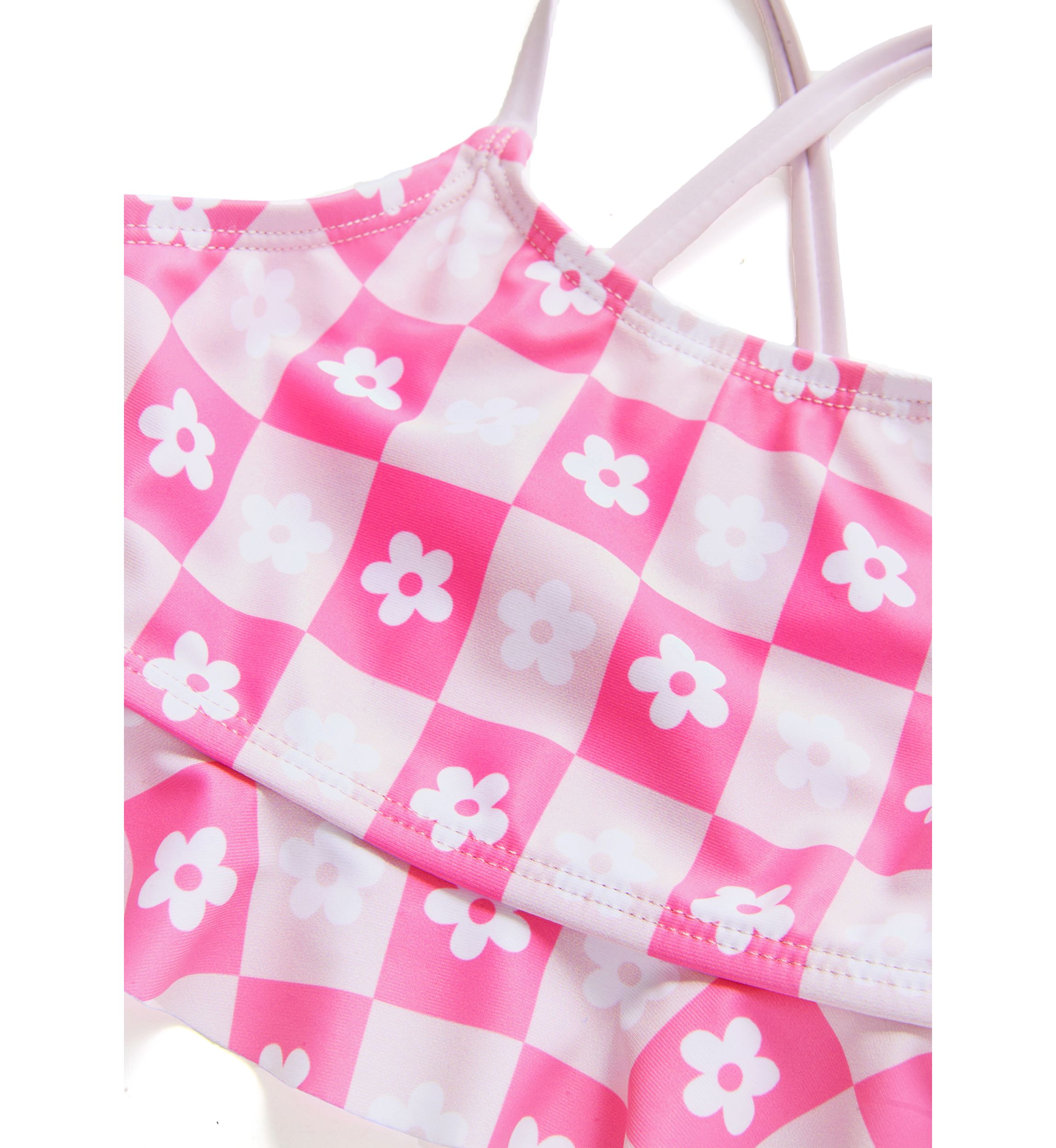 Girls 4-6x 2-Piece Printed Swimsuit 