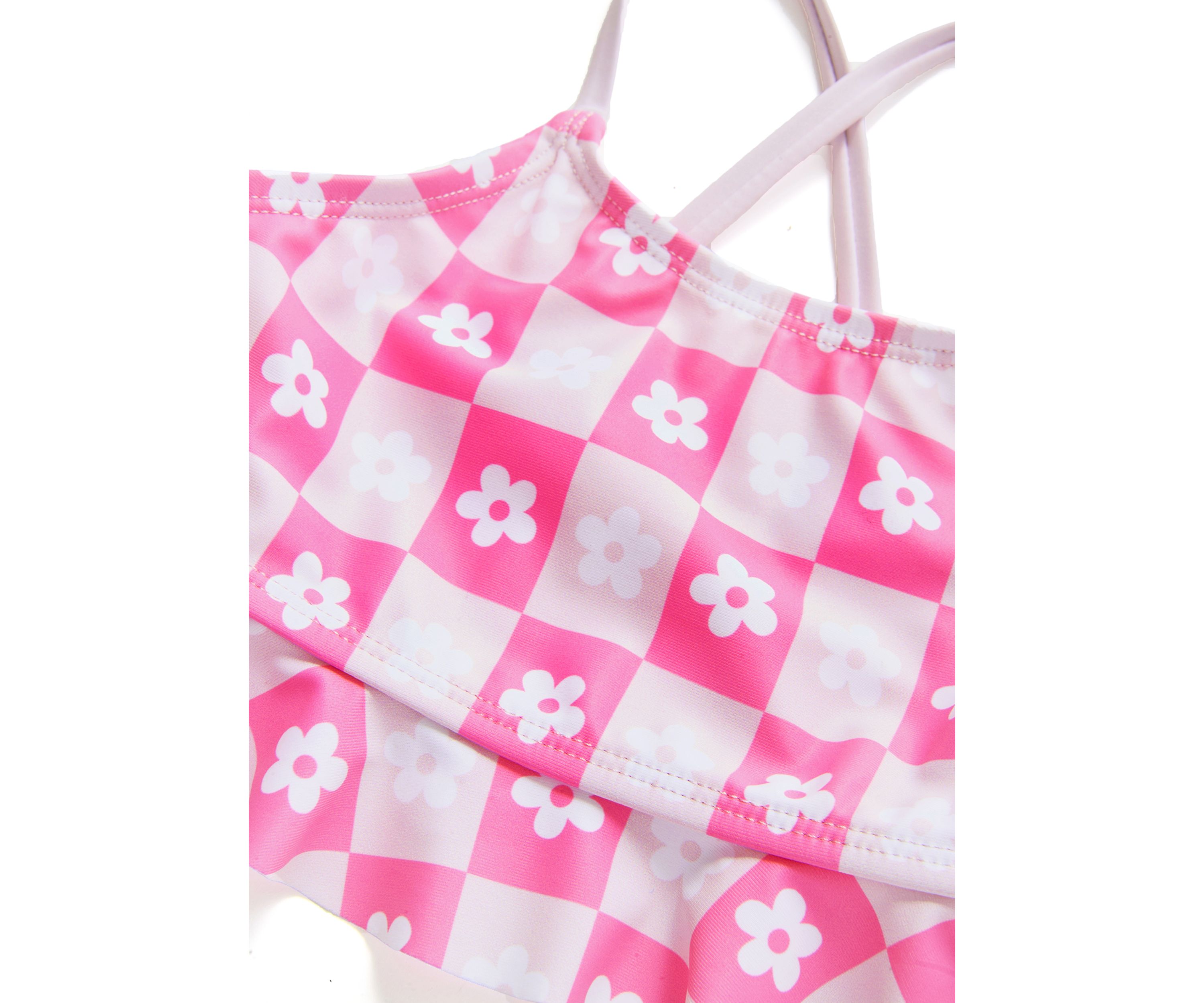 Girls 4-6x 2-Piece Printed Swimsuit 