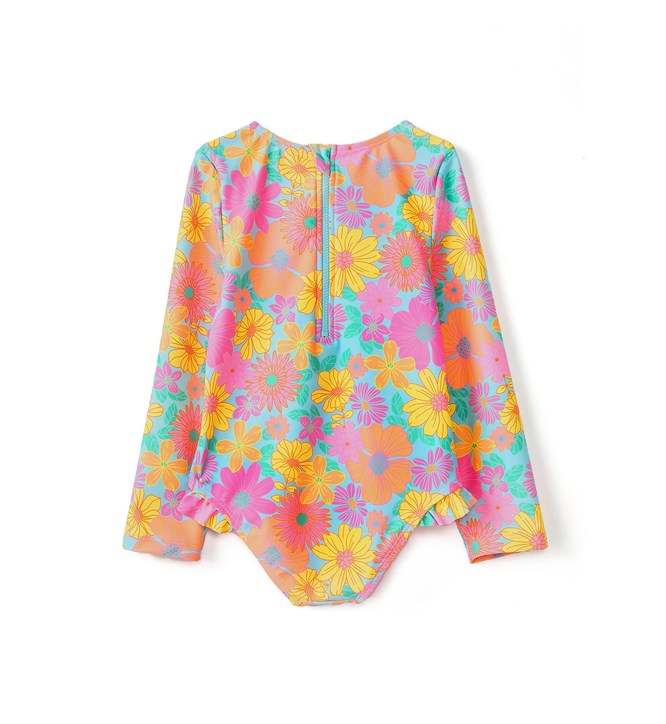 Girls 4-6x One Piece Darling Daisy Rashguard 