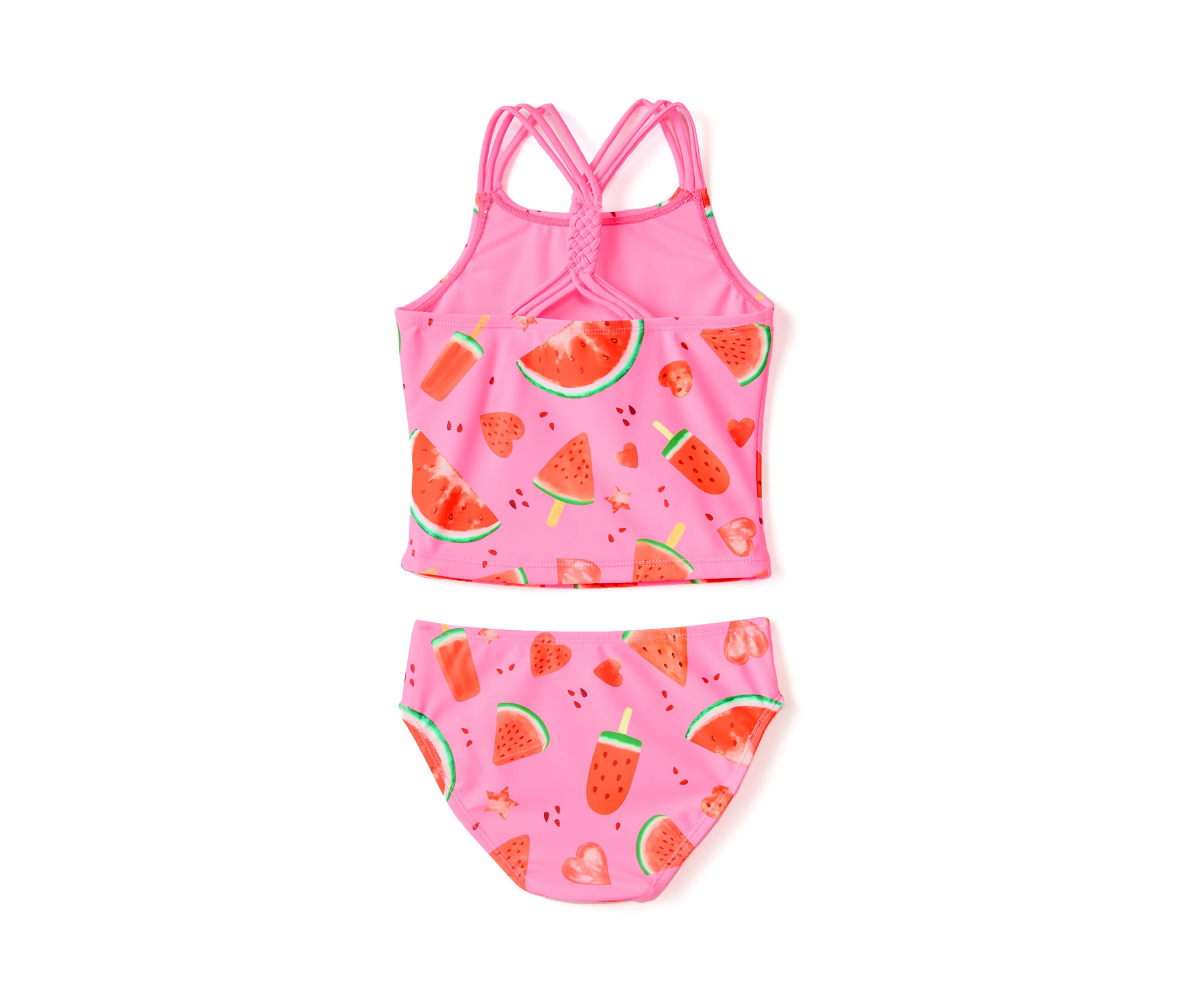 Girls 4-6x 2-Piece Melon Stars Swimsuit 