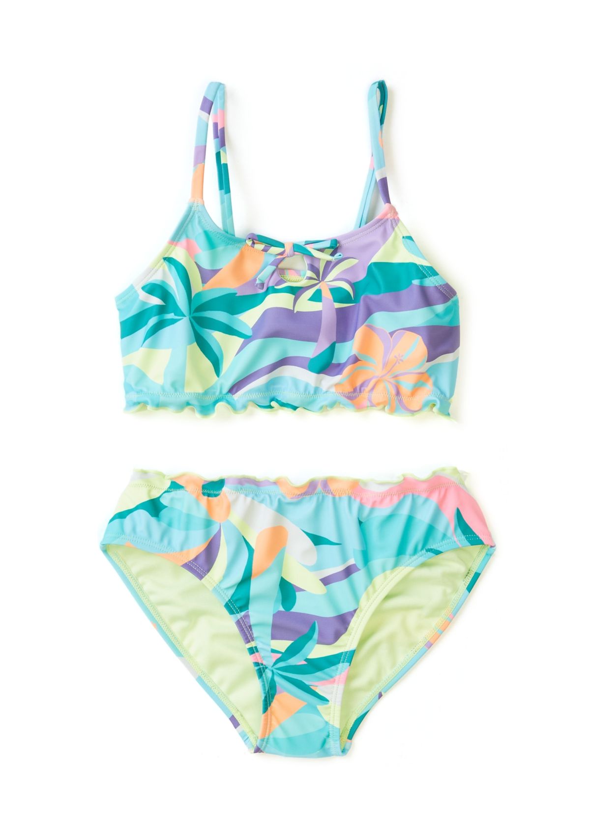 Girls 7-16 Two Piece Swimsuit