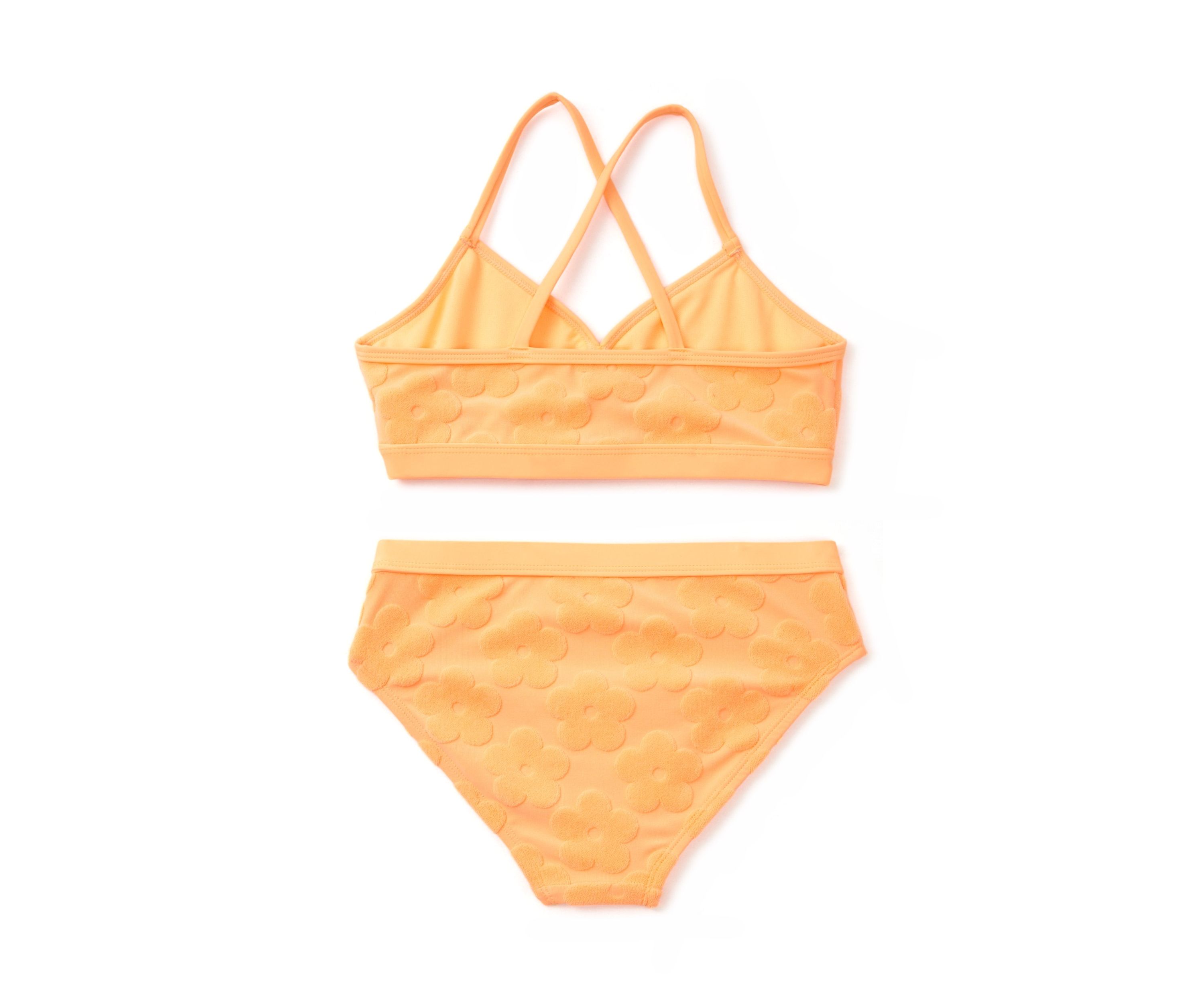 Girls 7-16 Textured Two Piece Swimsuit