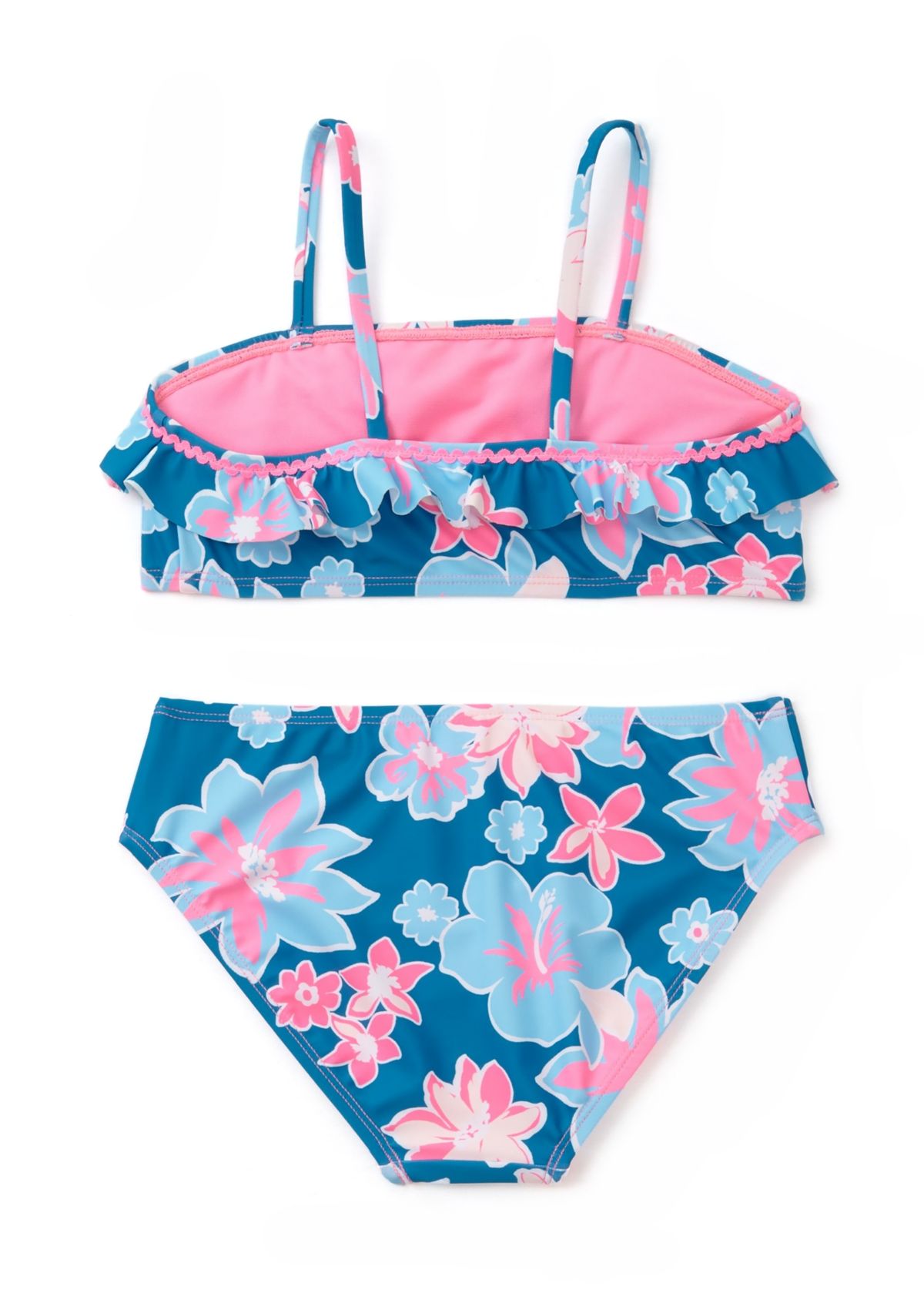 Girls 7-16 2 Piece Fantastic Flower Swimsuit