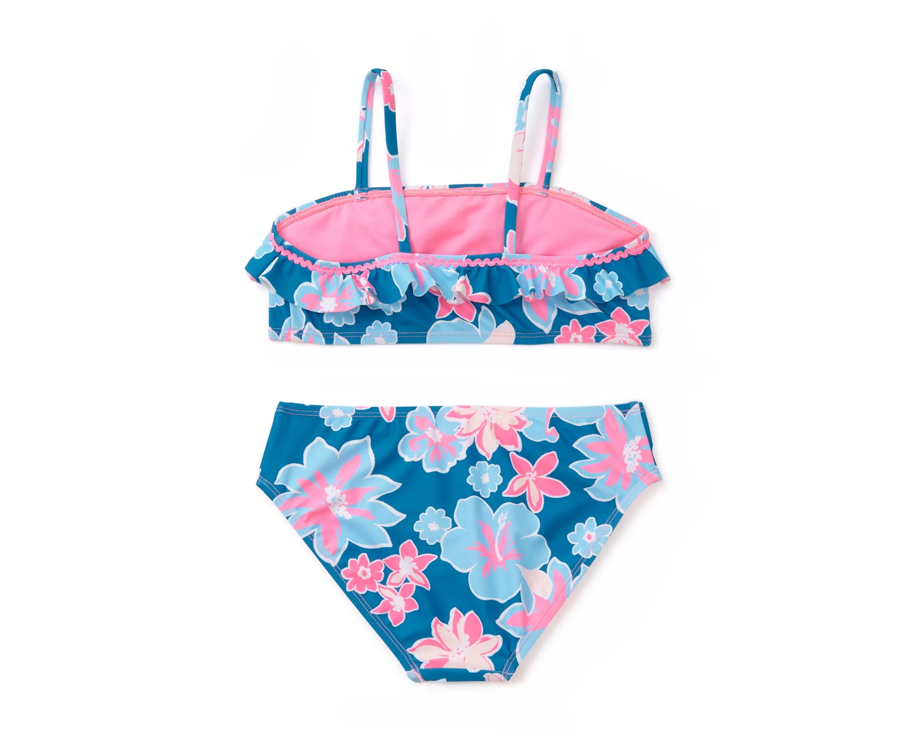 Girls 7-16 2 Piece Fantastic Flower Swimsuit