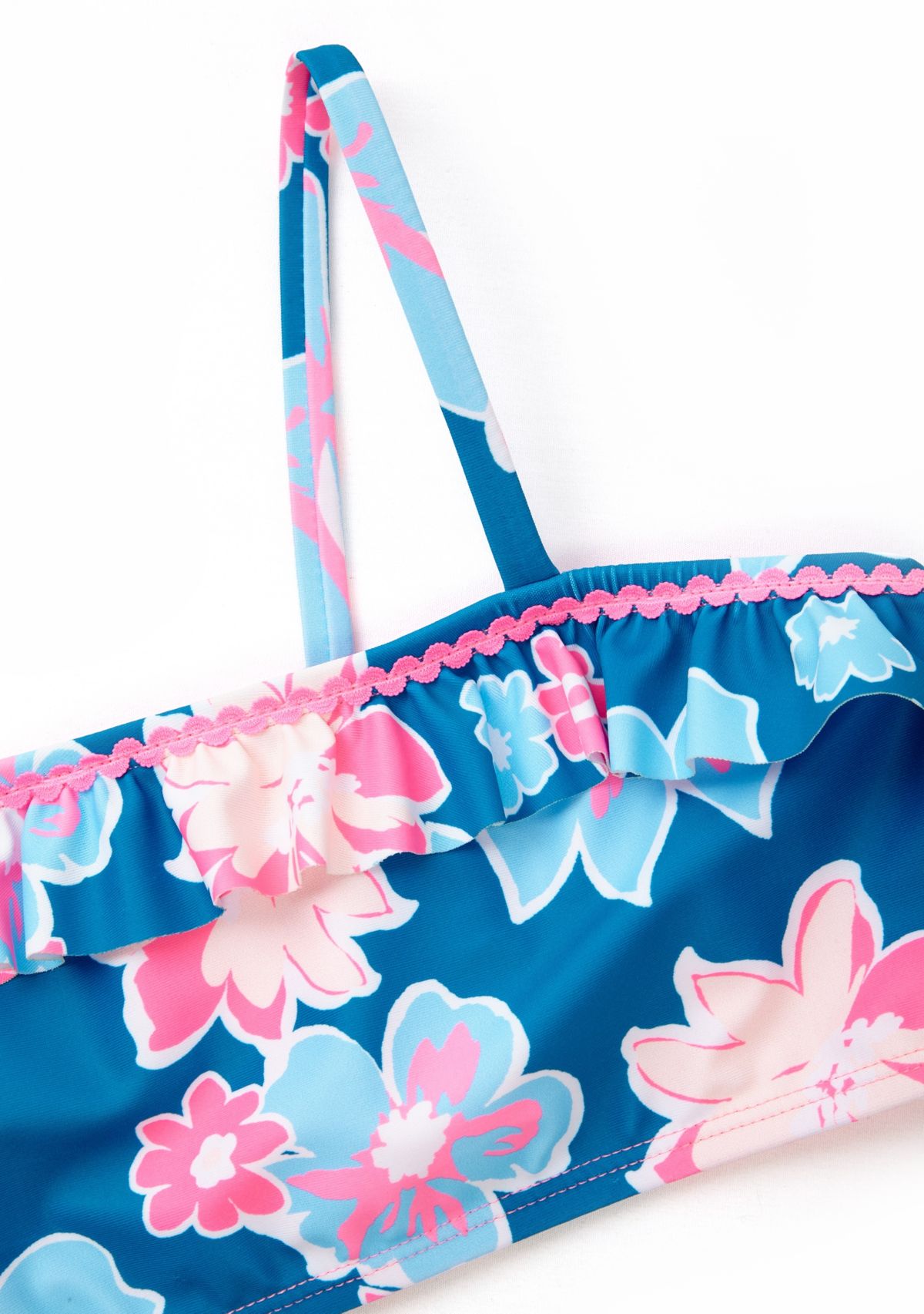 Girls 7-16 2 Piece Fantastic Flower Swimsuit