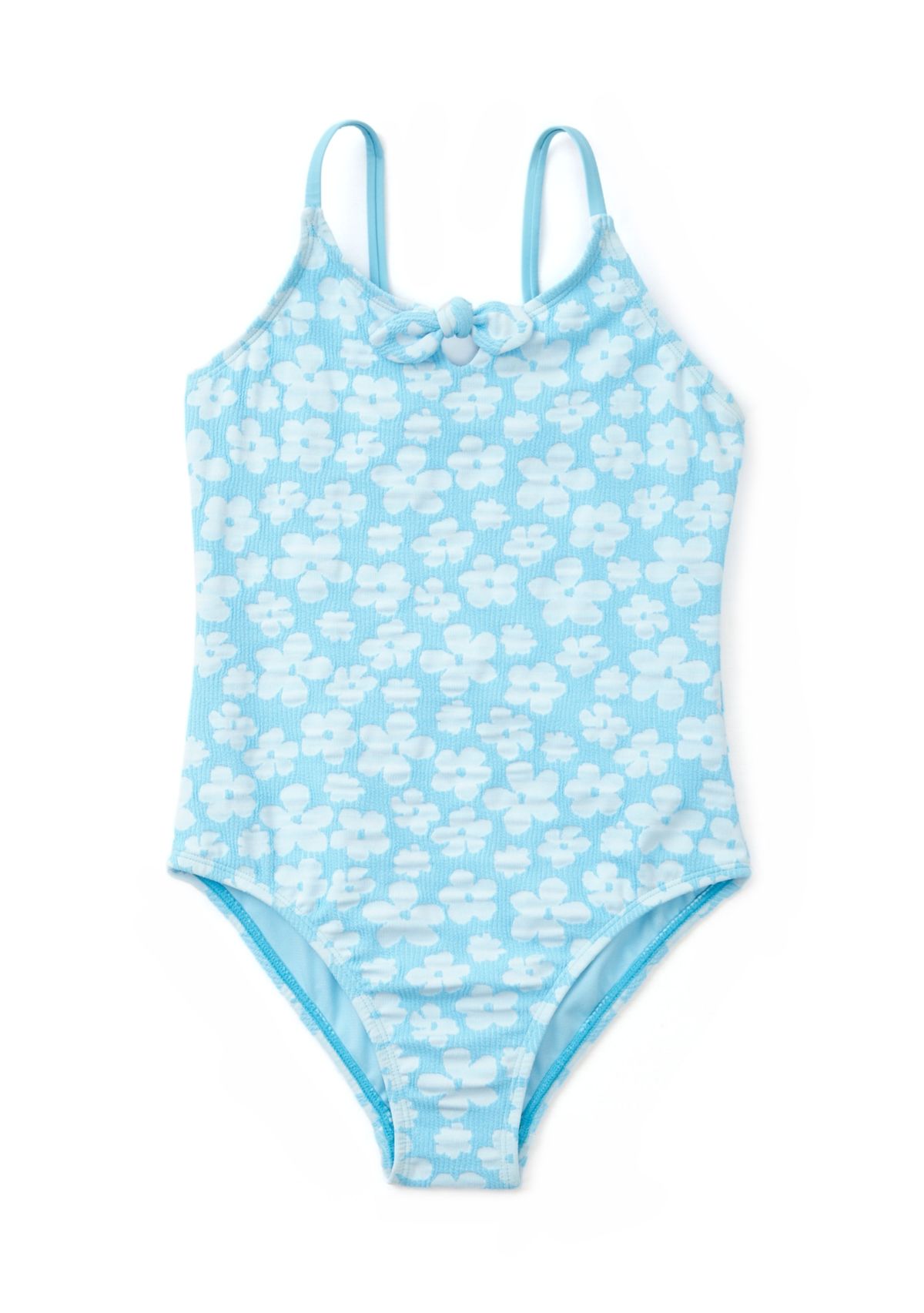 Girls 7-16 Sea Lilly Keyhole Cutout One Piece Swimsuit