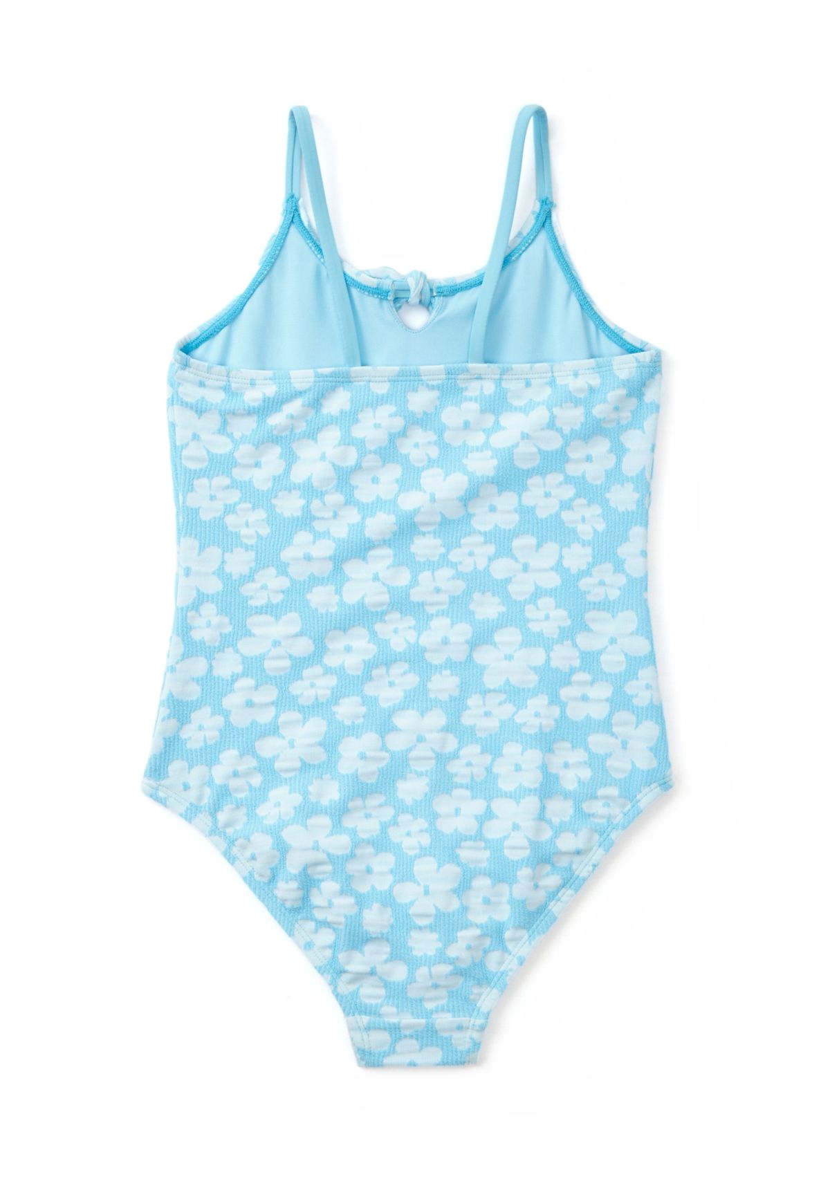 Girls 7-16 Sea Lilly Keyhole Cutout One Piece Swimsuit