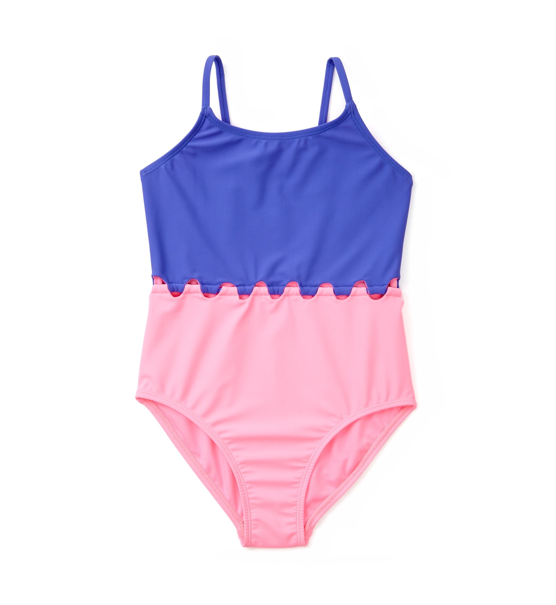 Girls 7-16 Cool Loop Color Block One Piece Swimsuit