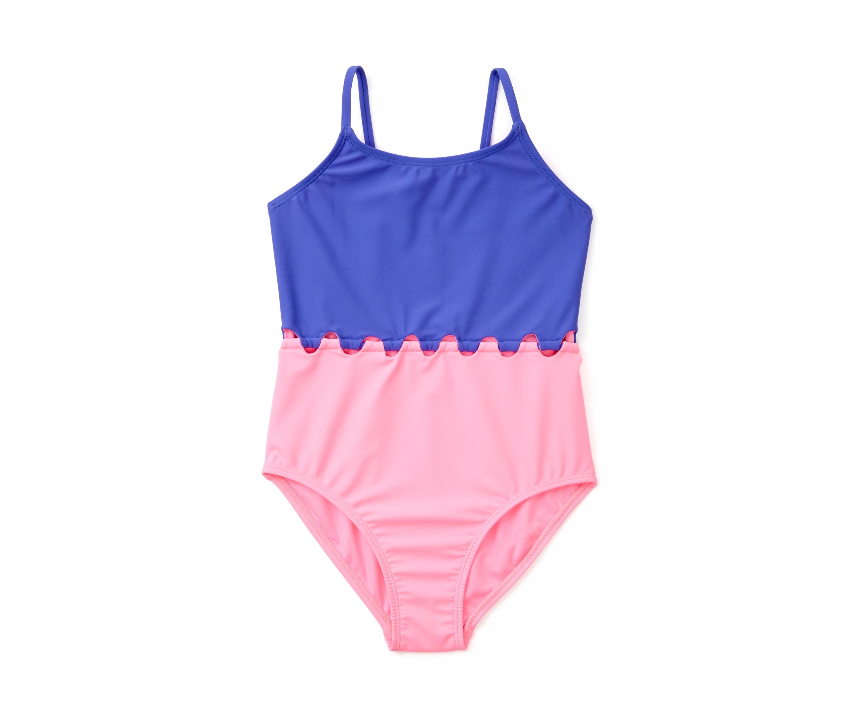 Girls 7-16 Cool Loop Color Block One Piece Swimsuit