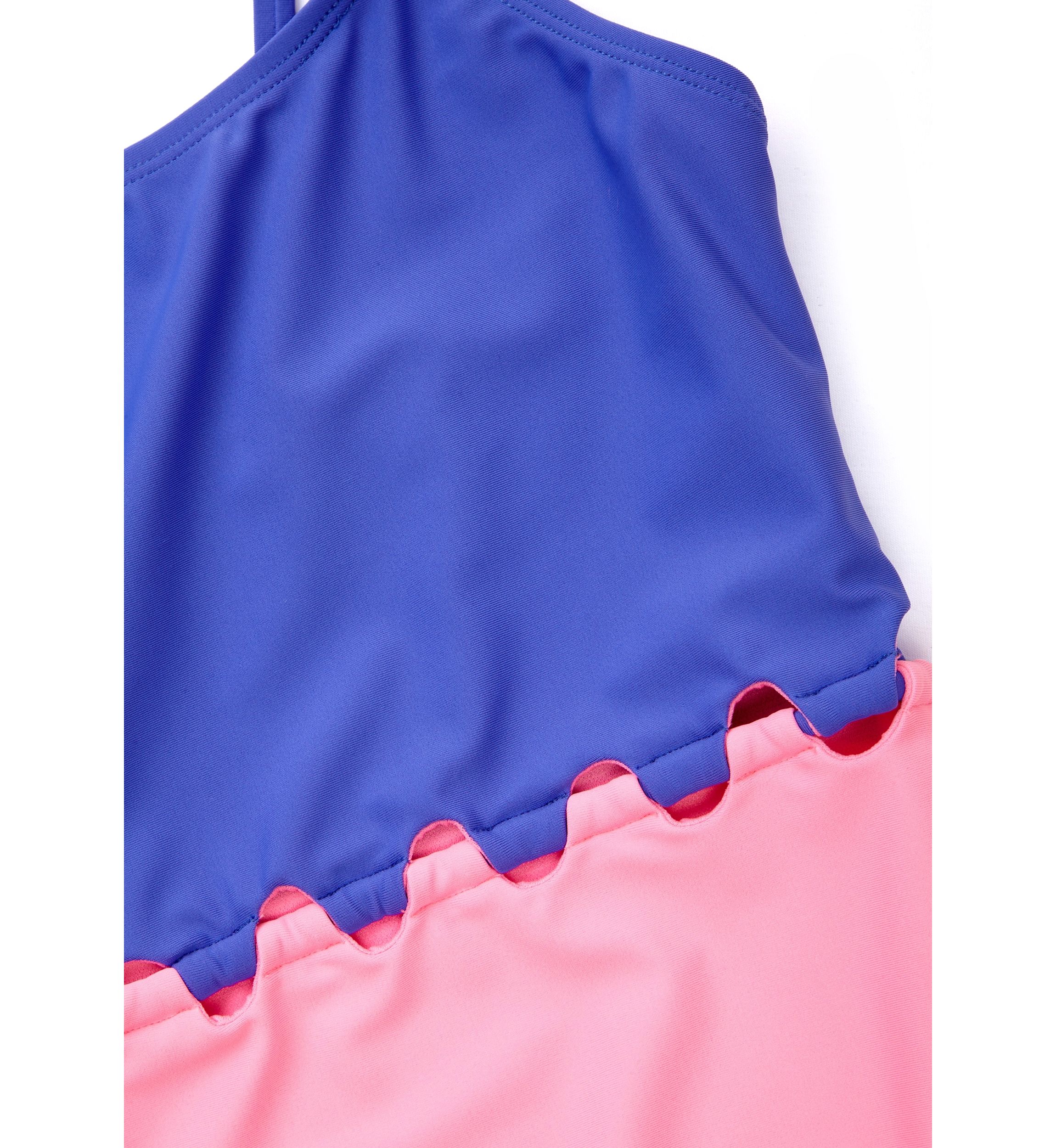 Girls 7-16 Cool Loop Color Block One Piece Swimsuit
