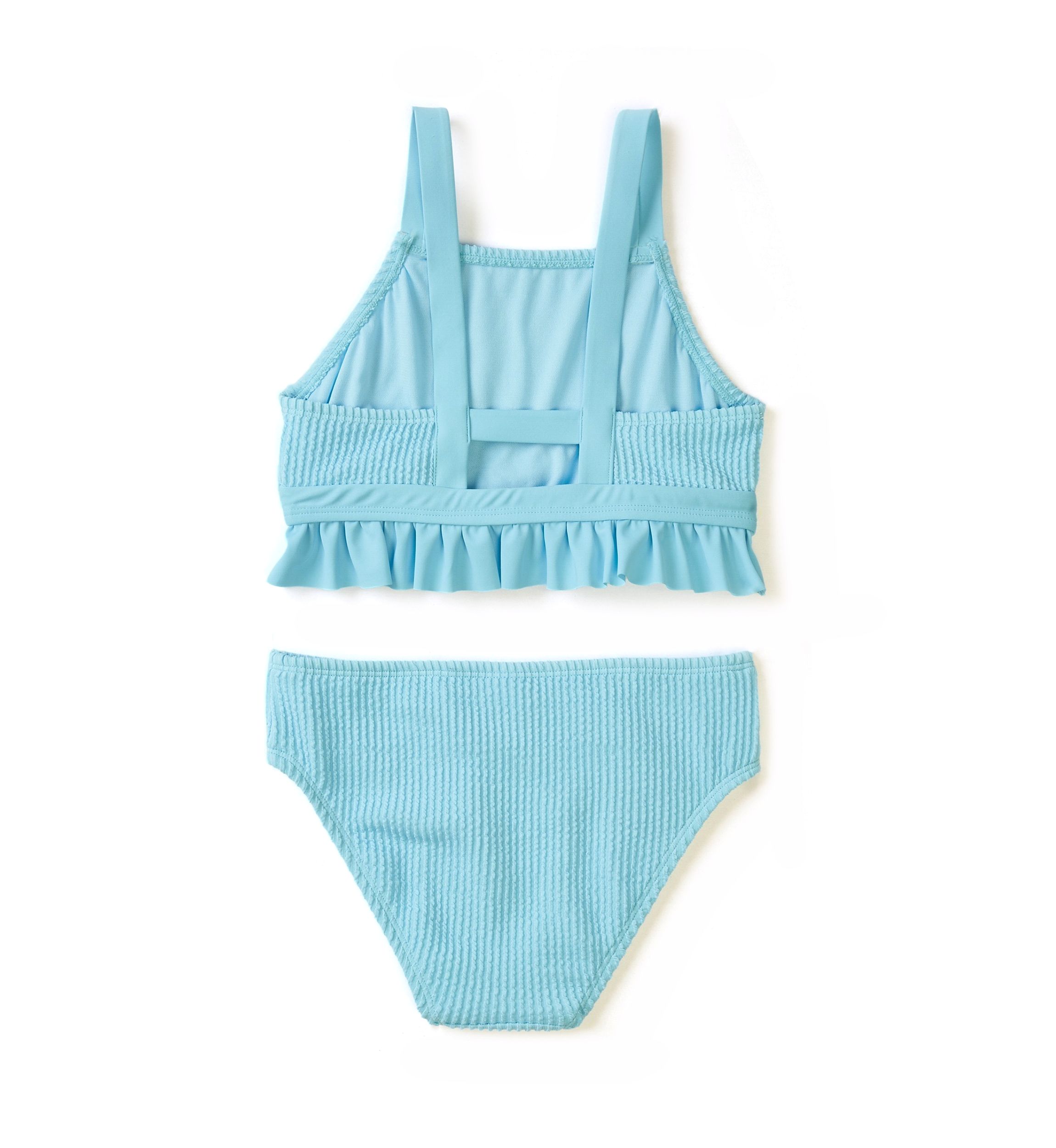 Girls 7-16 Printed Two Piece Swimsuit 