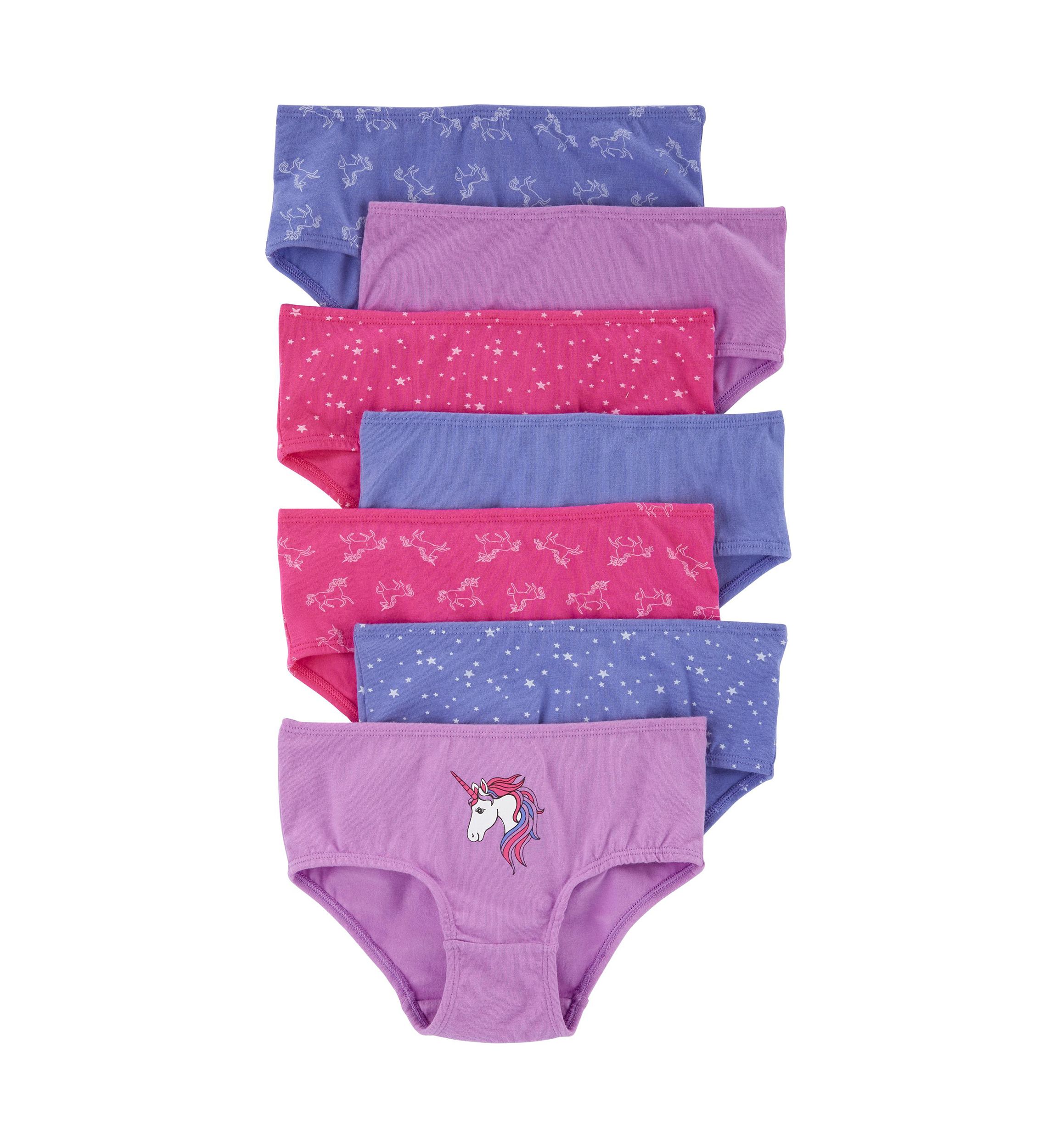 Toddler Girls Multi Printed Underwear - 7 Pack