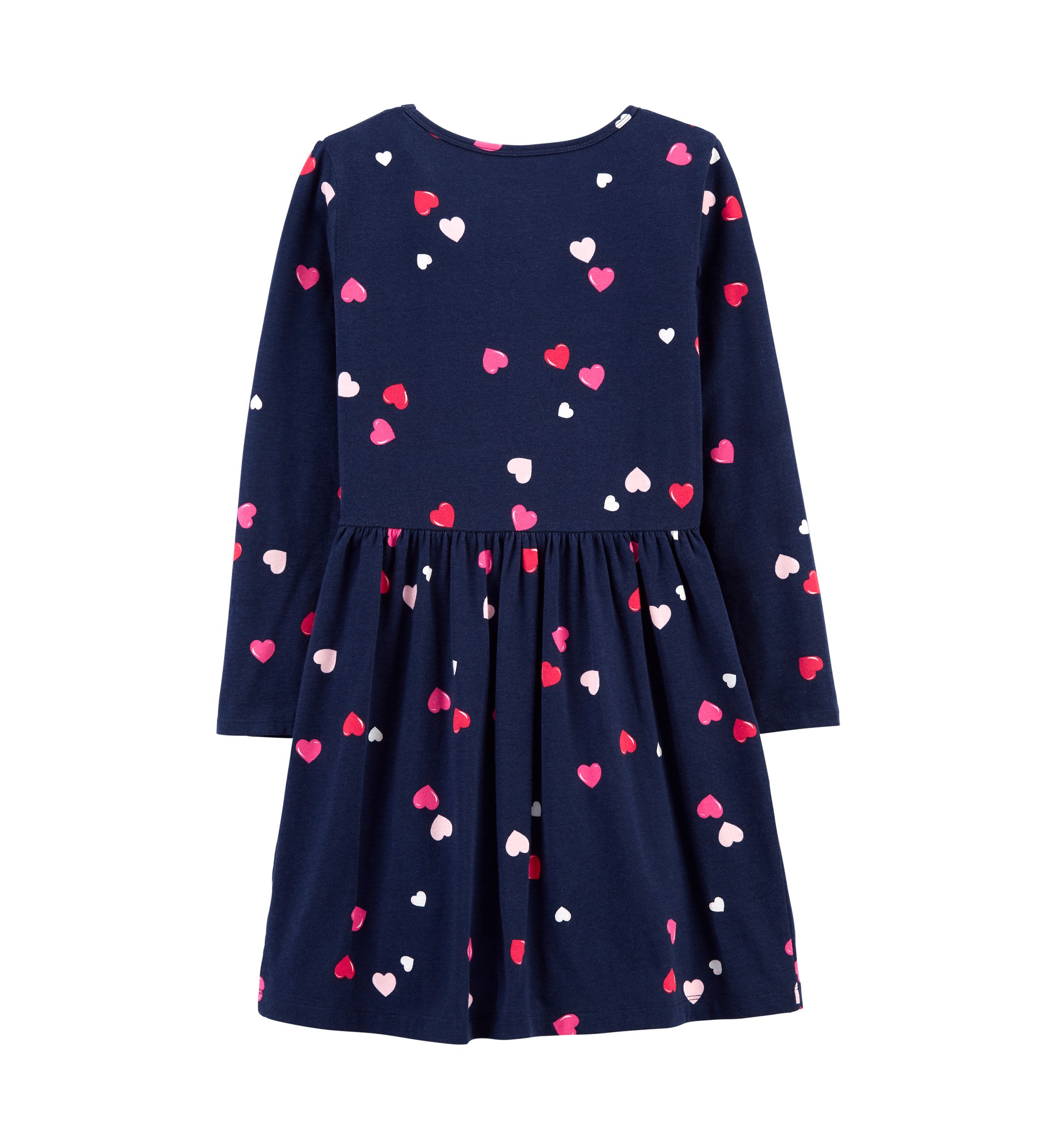Girls 4-8 Navy Heart Dress