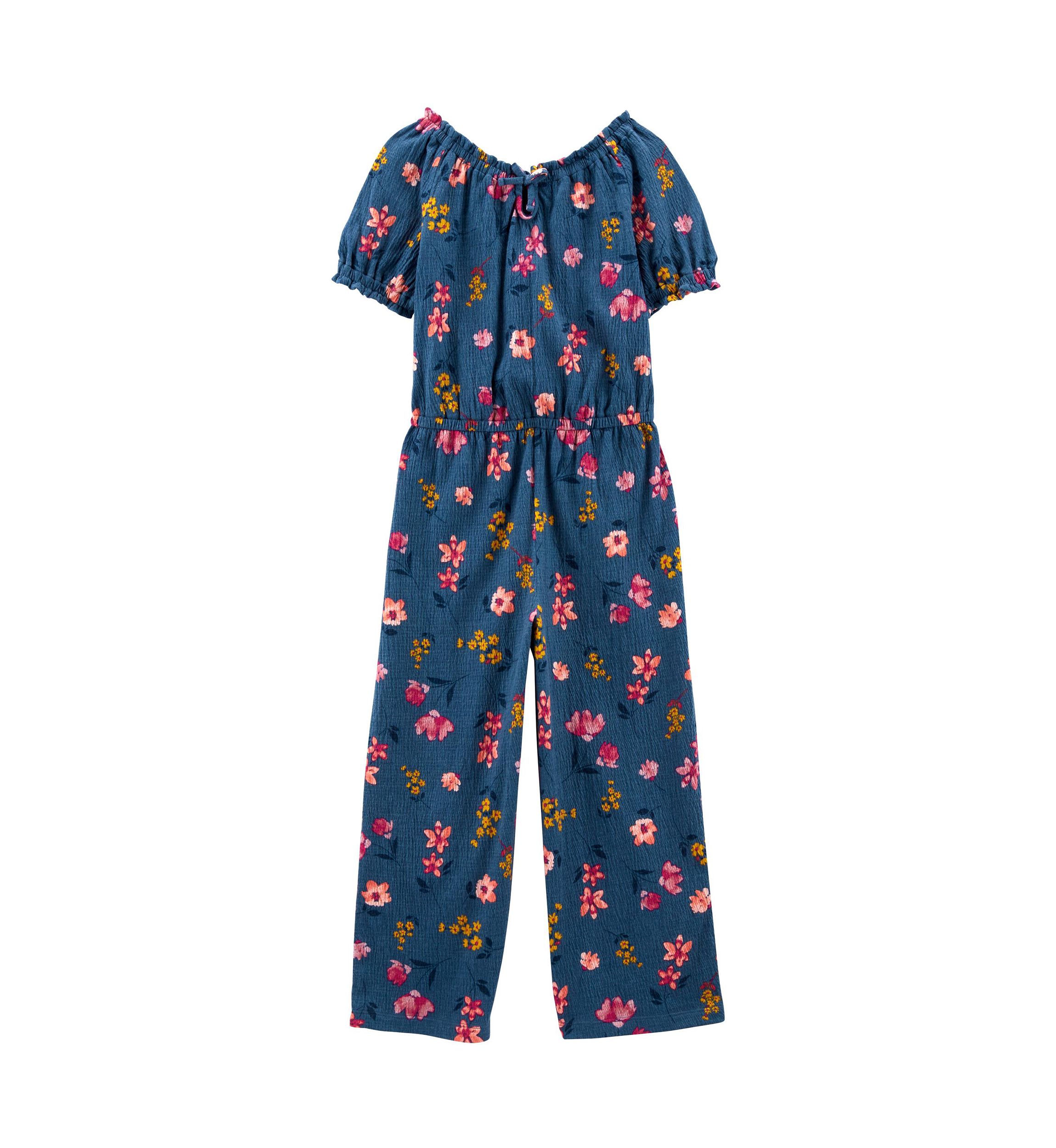 Girls 7-16 Floral Jumpsuit