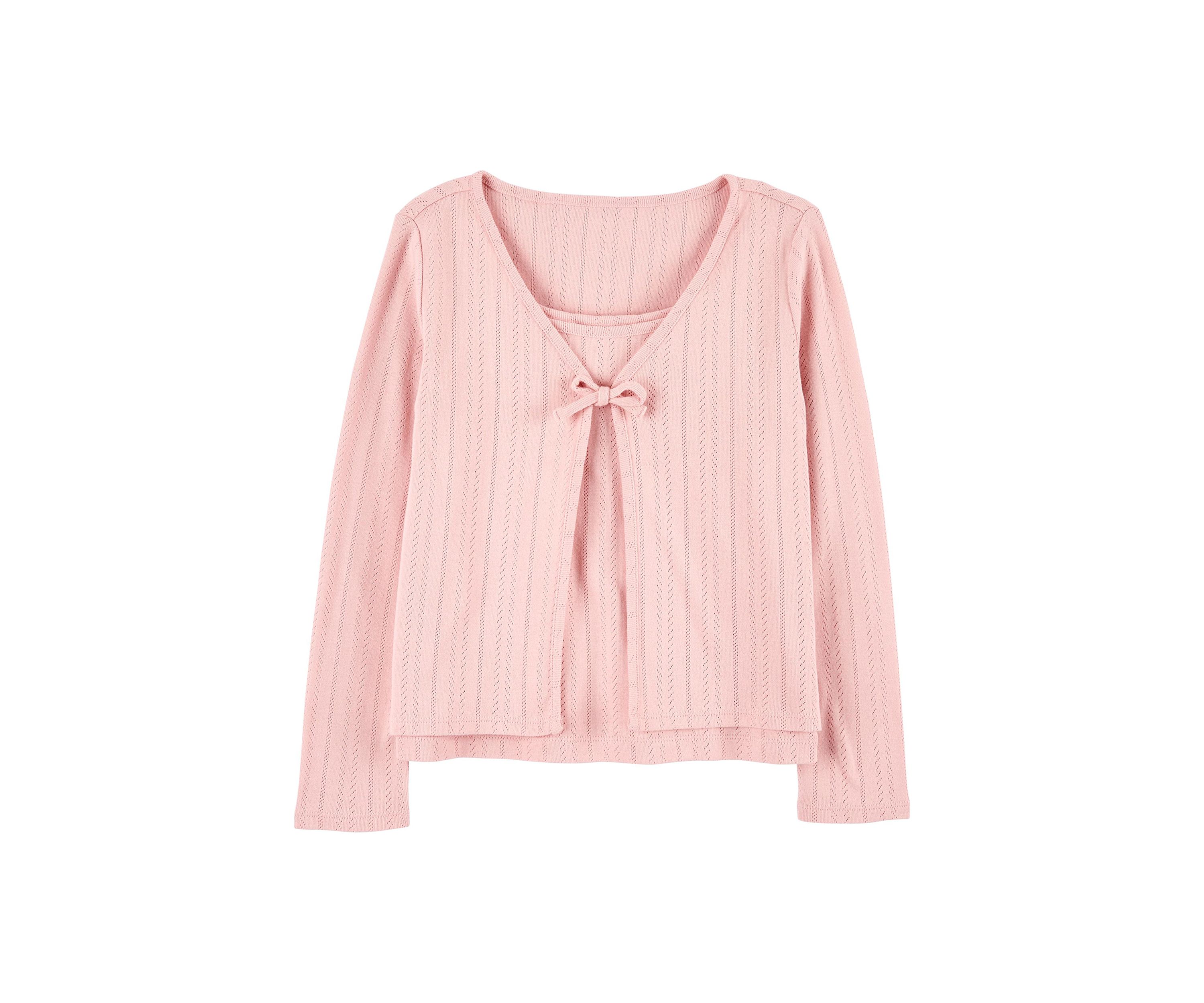 Girls 4-6x Pink Cardigan Set