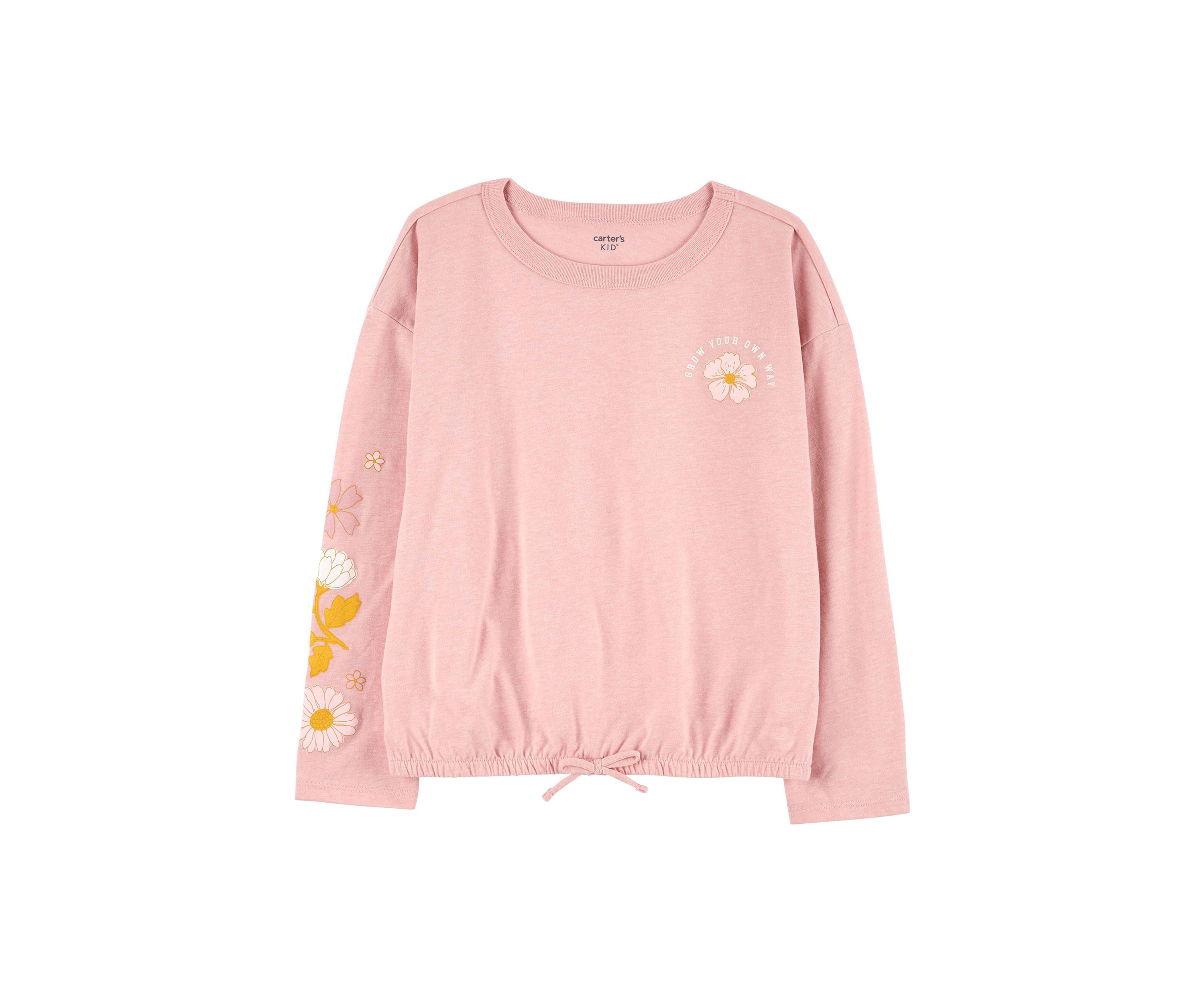 Girls 7-16 Long Sleeve Knit T-Shirt