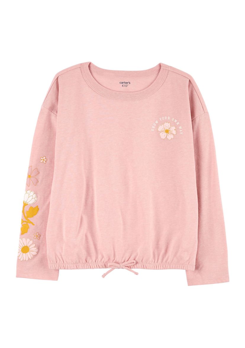 Girls 7-16 Long Sleeve Knit T-Shirt