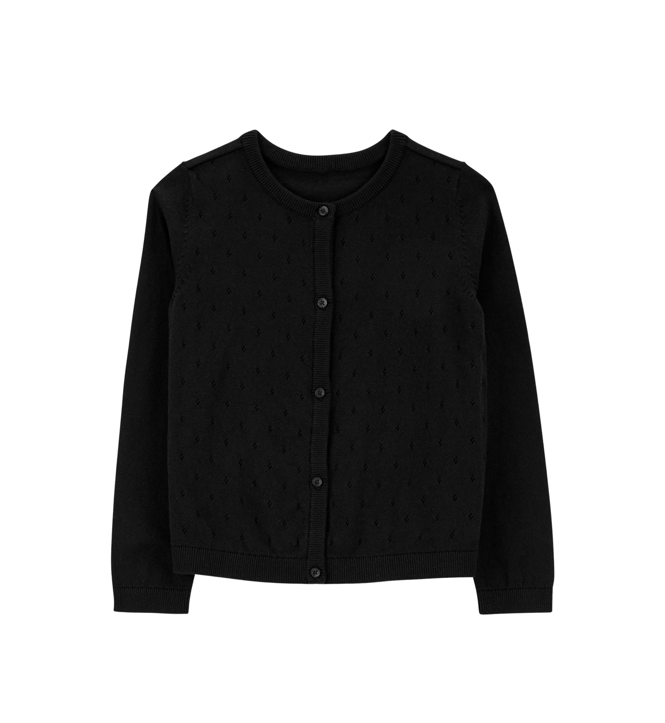 Girls 7-16 Solid Cardigan