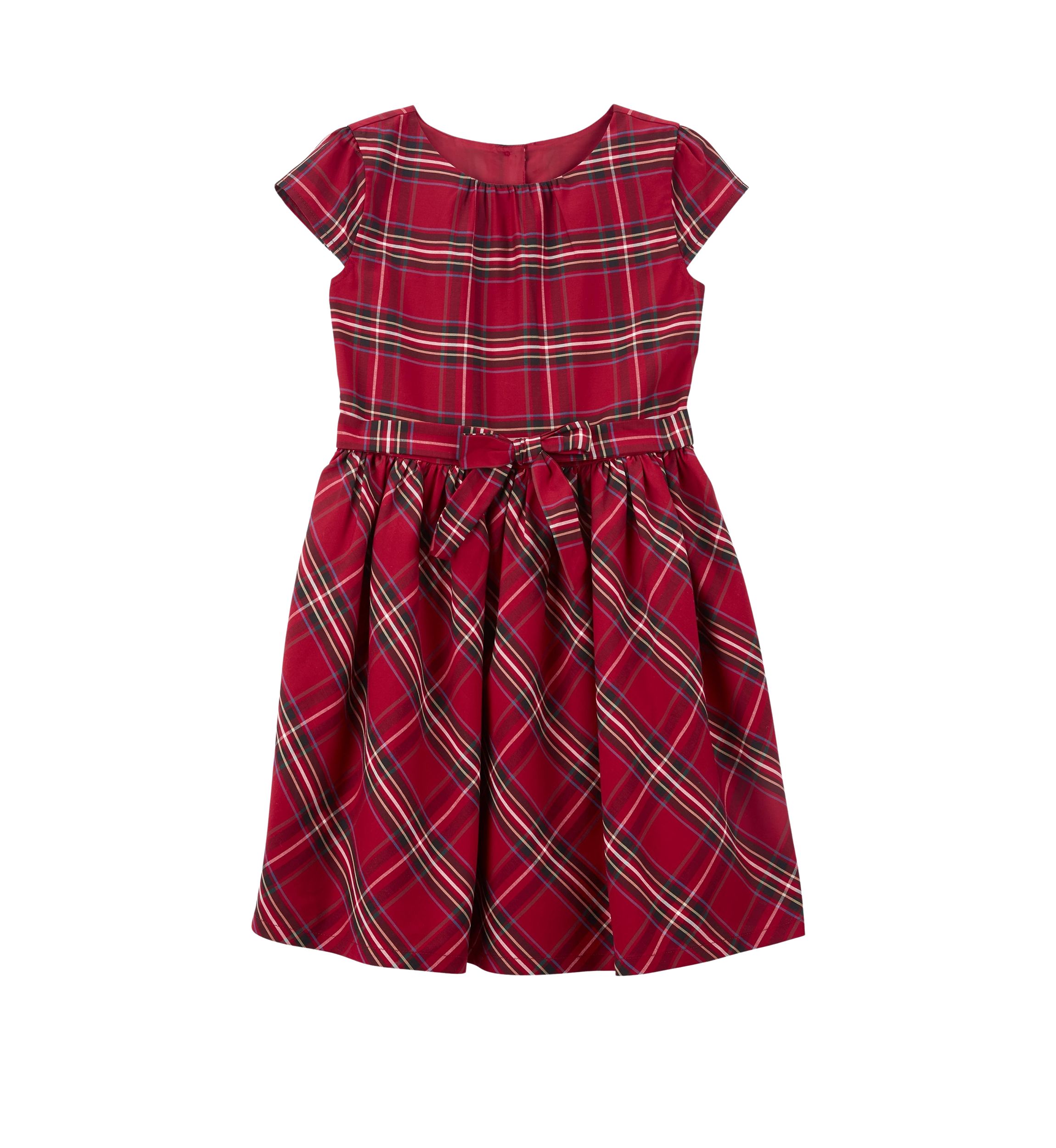 Girls 4-6x Plaid Dress