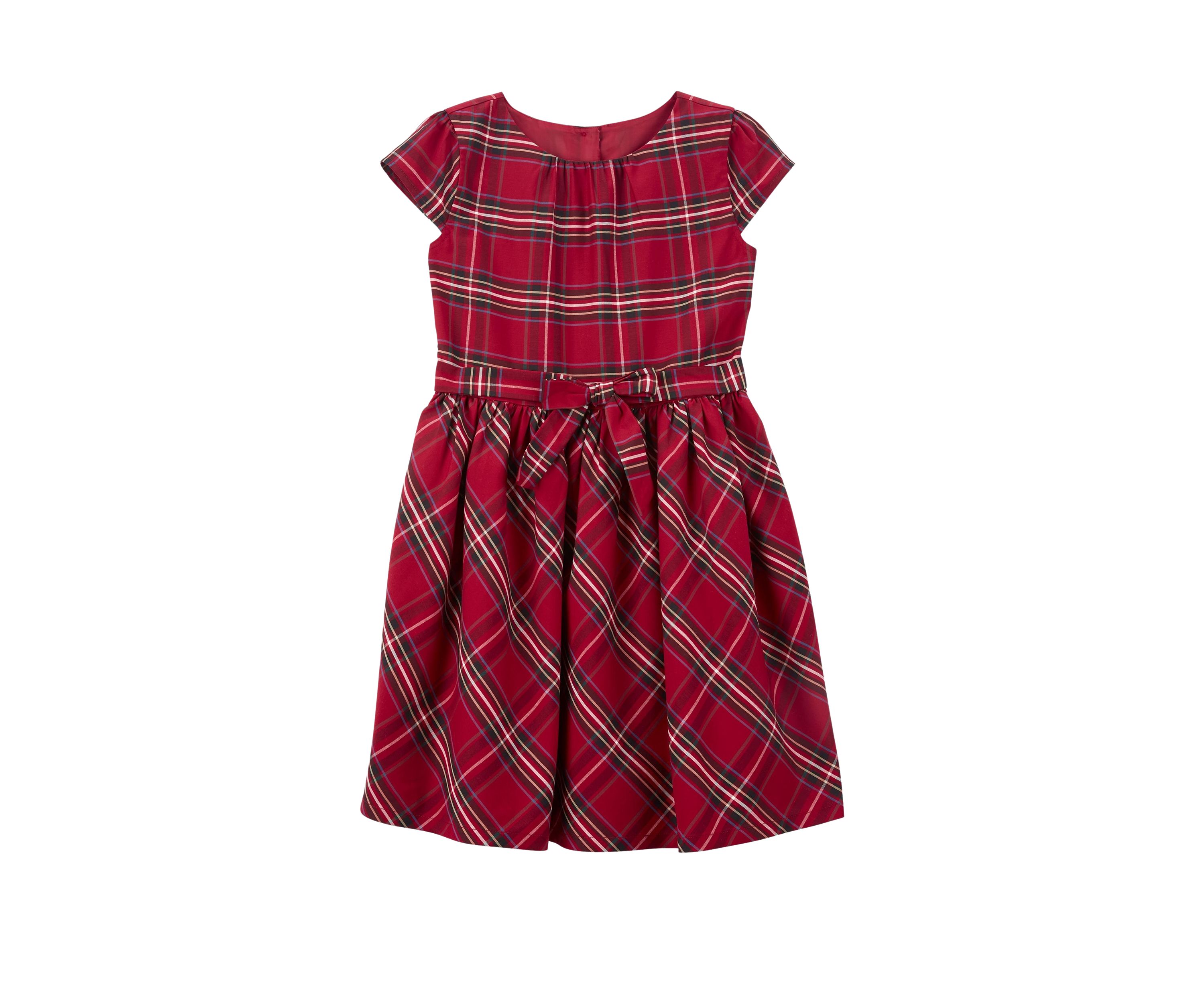 Girls 4-6x Plaid Dress