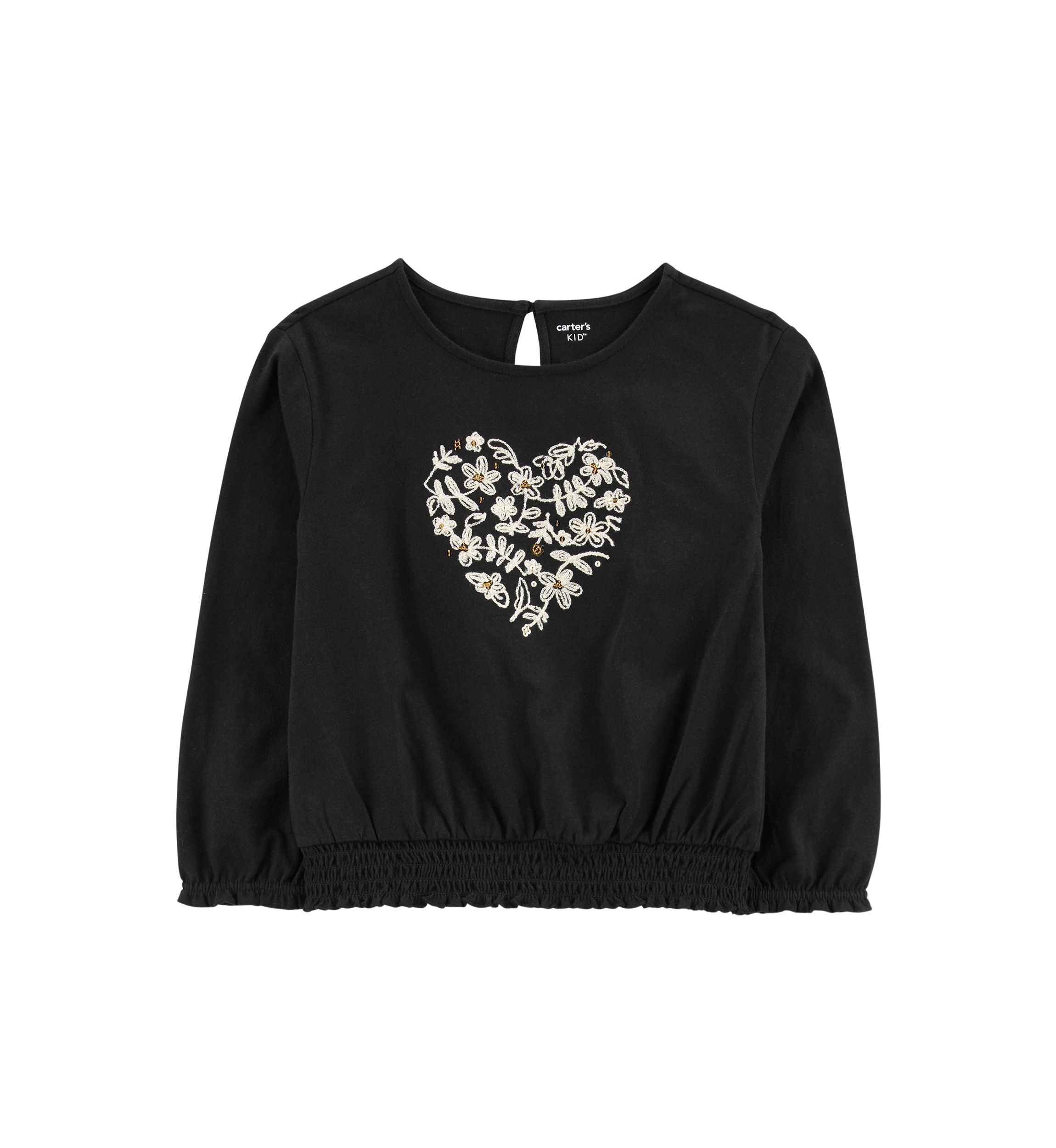 Girls 4-6x Heart T-Shirt