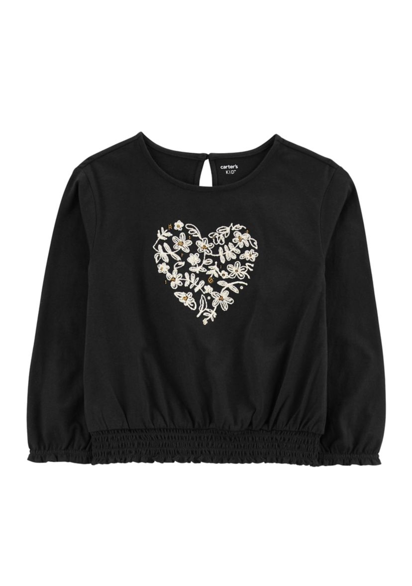 Girls 4-6x Heart T-Shirt