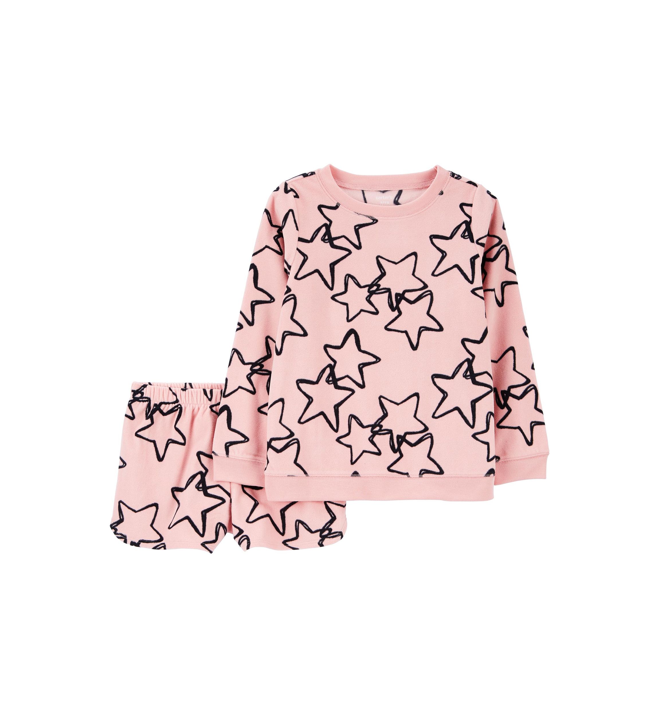 Girls 7-16 Printed Pajama Set