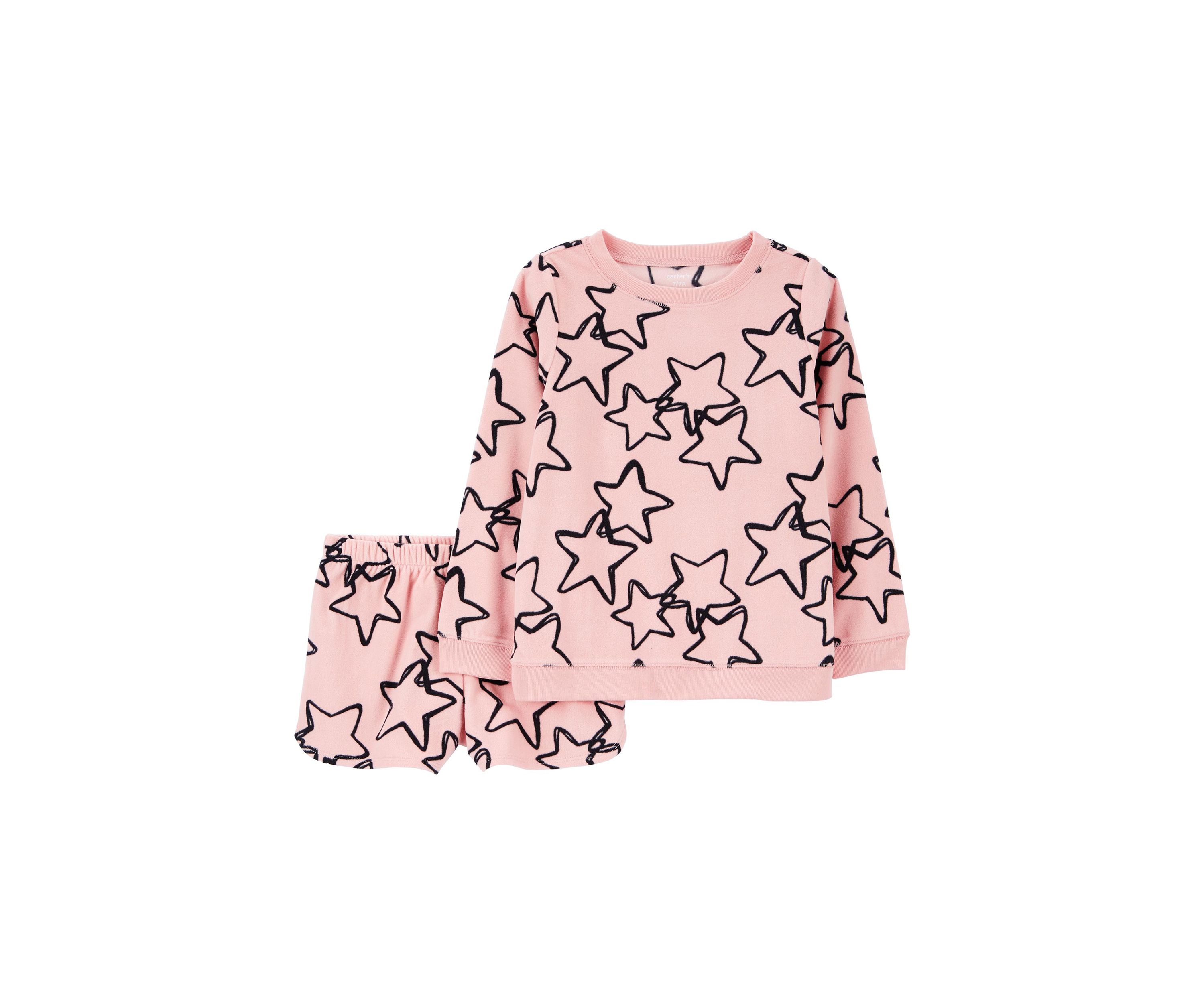Girls 7-16 Printed Pajama Set