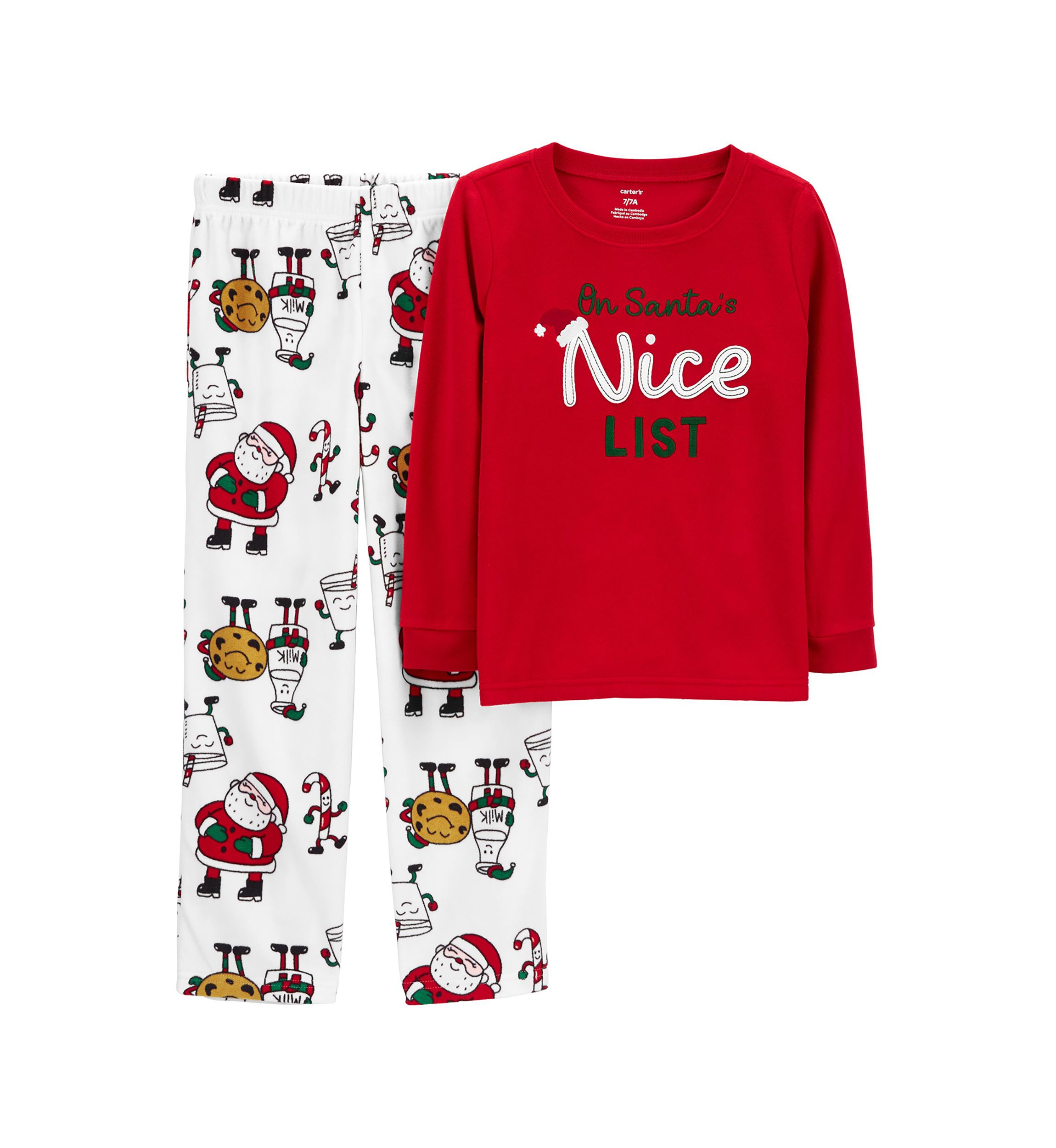 Girls 7-16 Printed Pajama Set