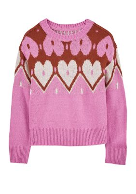 Girls 4-6x Fair Isle Sweater