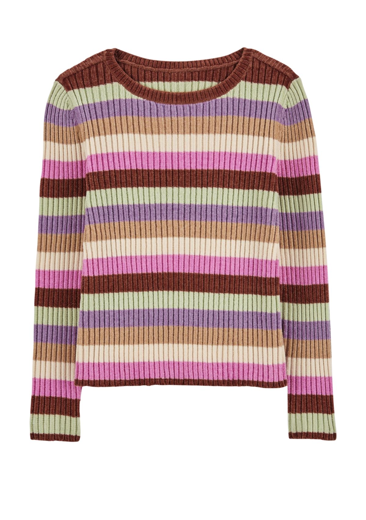 Girls 4-6x Multi Stripe Sweater