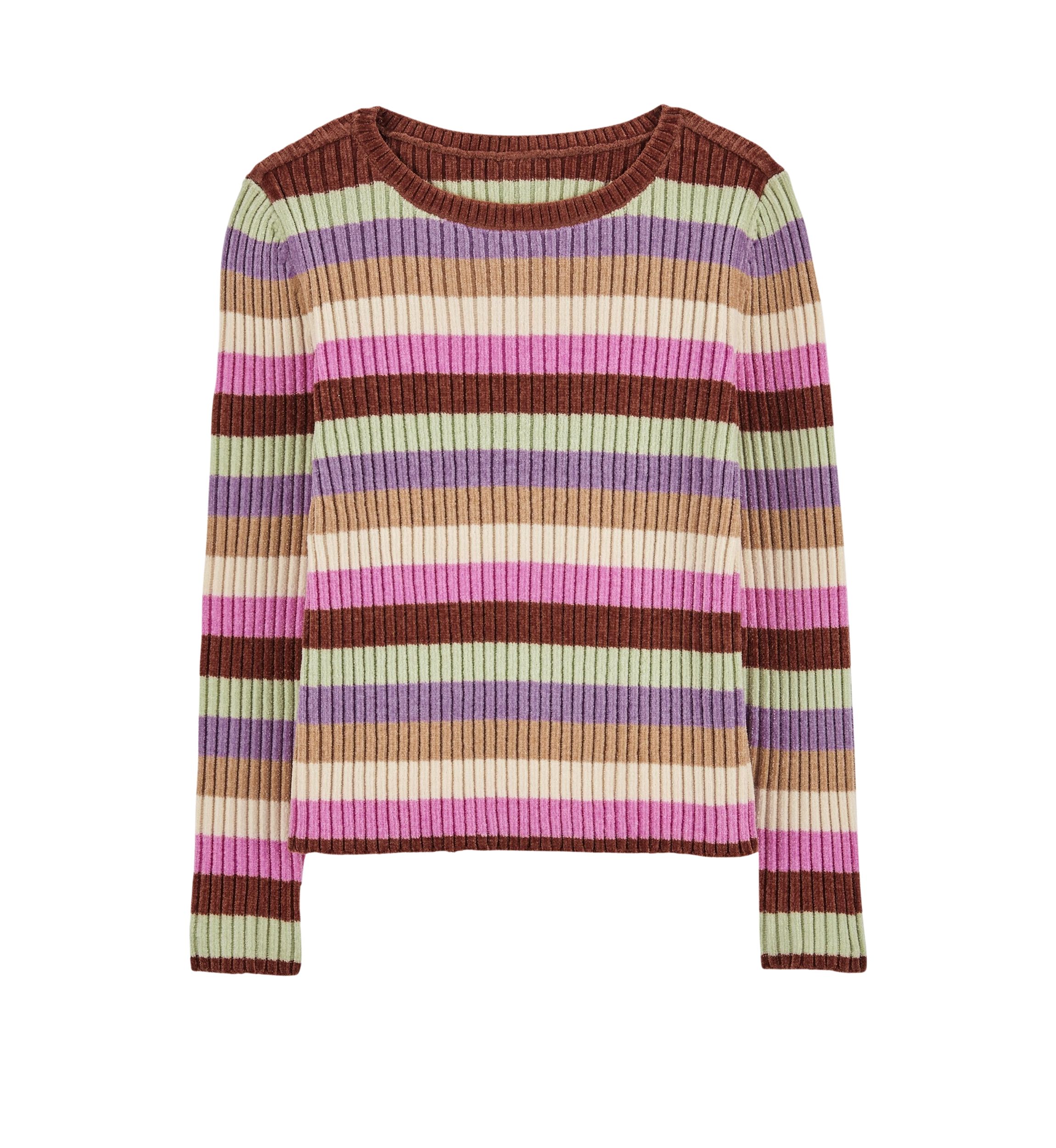 Girls 4-6x Multi Stripe Sweater