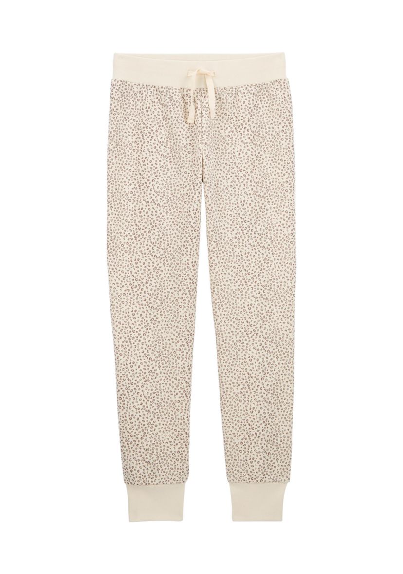 Girls 4-6x Leopared Printed Joggers
