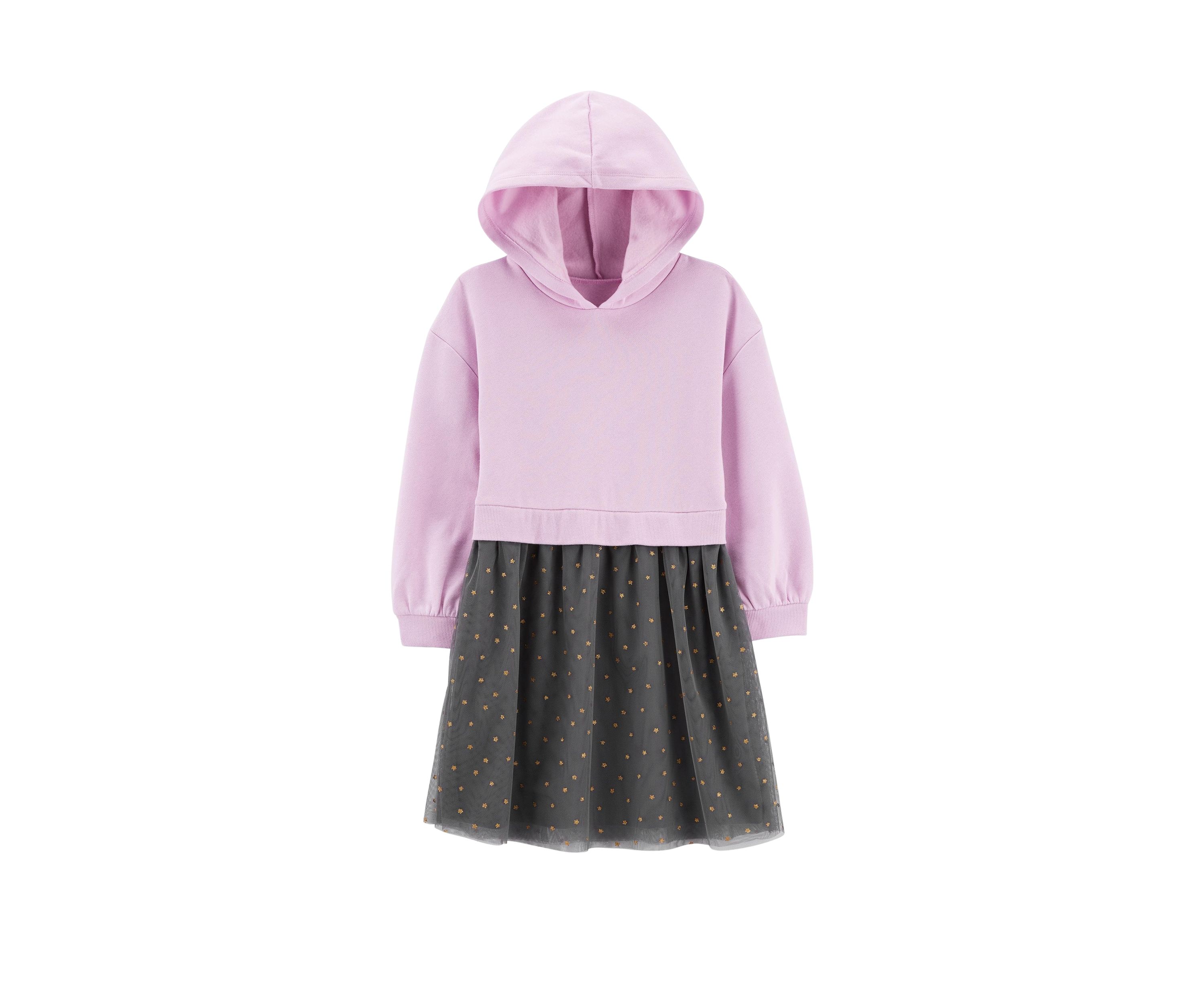 Girls 4-6x Tulle Hoodie Dress