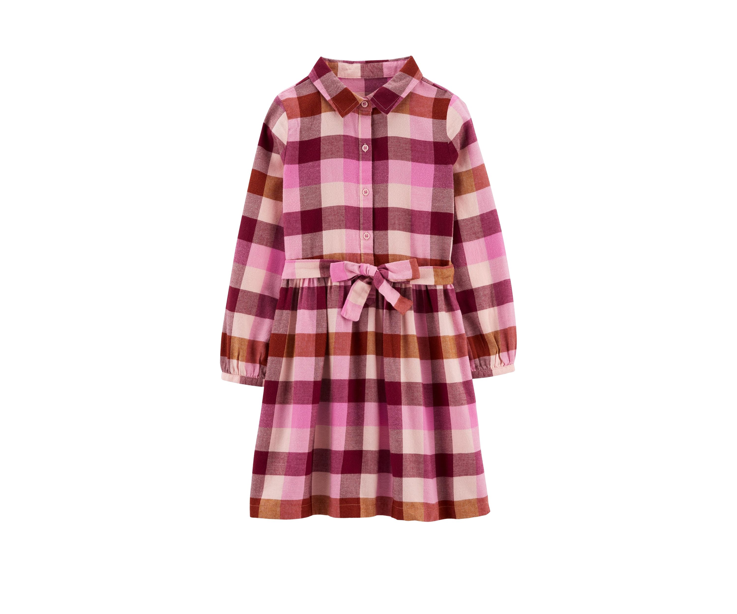 Girls 4-6x Flannel Dress