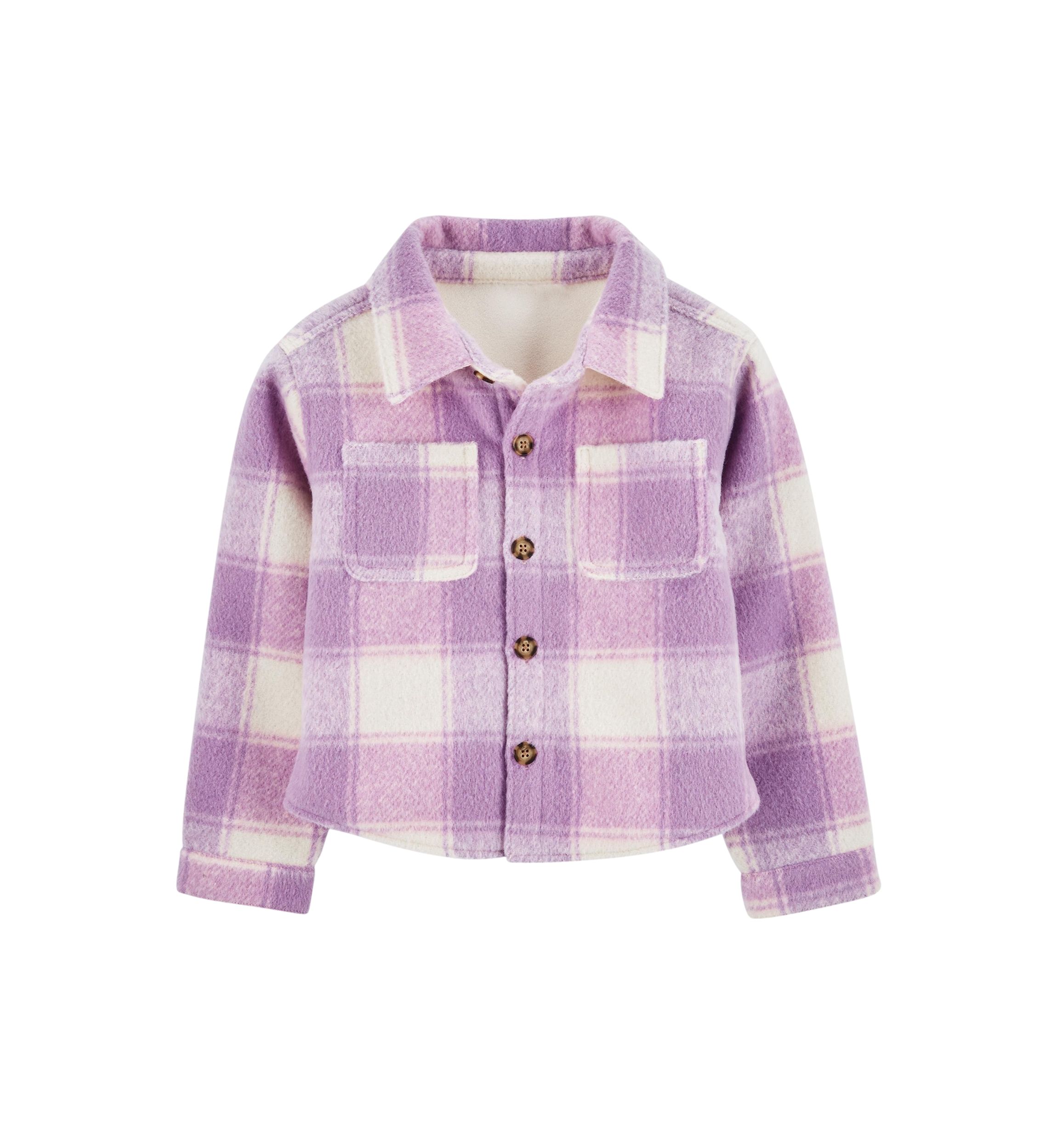 Girls 7-16 Plaid Shirt