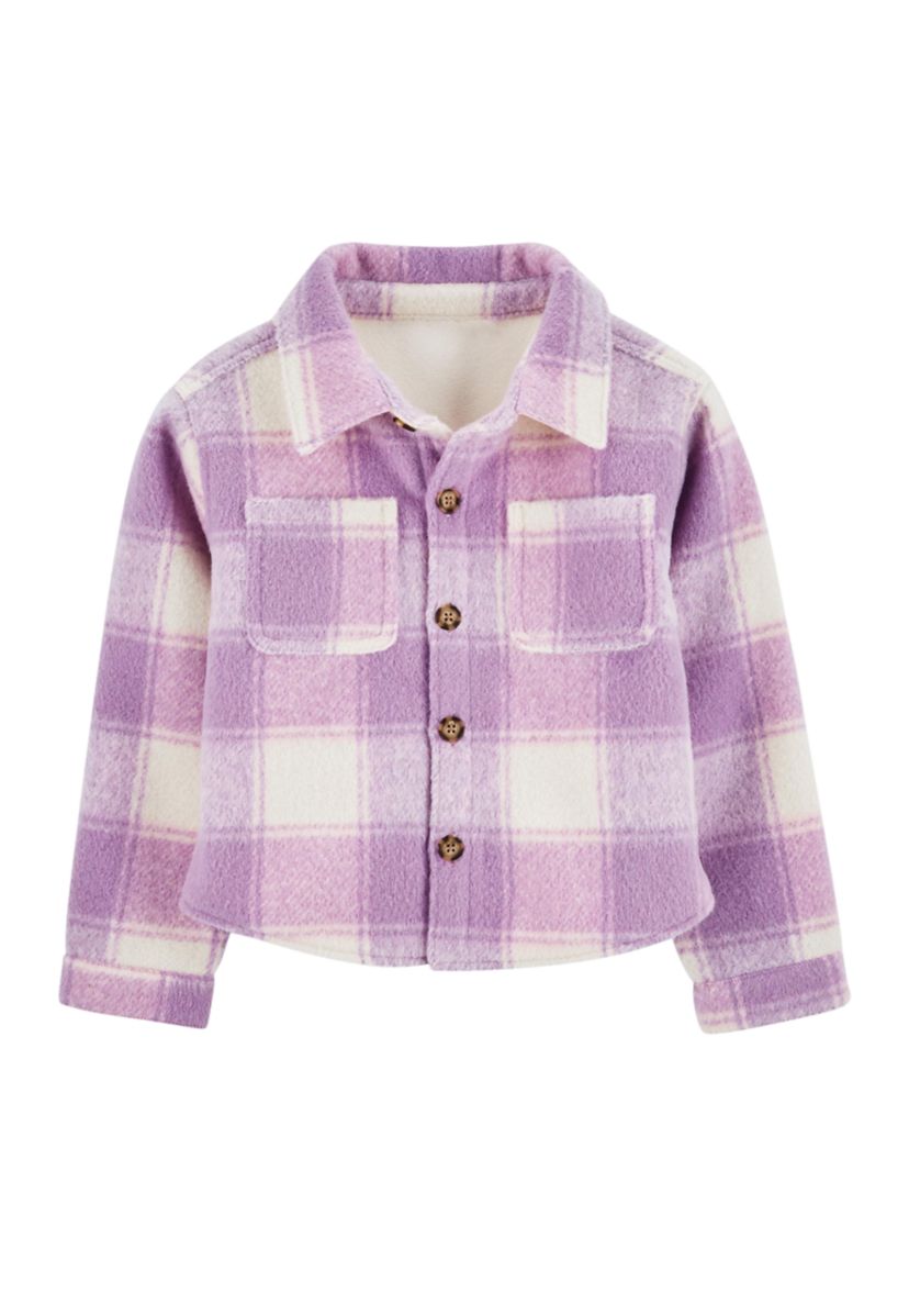 Girls 7-16 Plaid Shirt